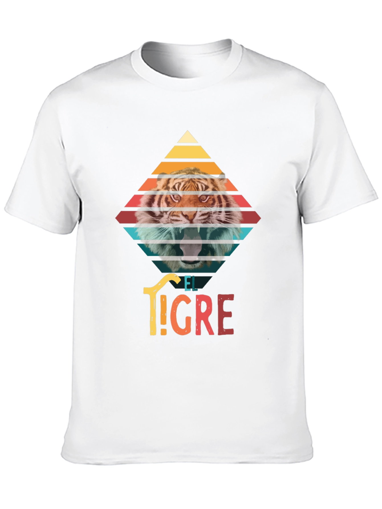 El Tigre Retro Graphic T-Shirt - Mens Black Tee