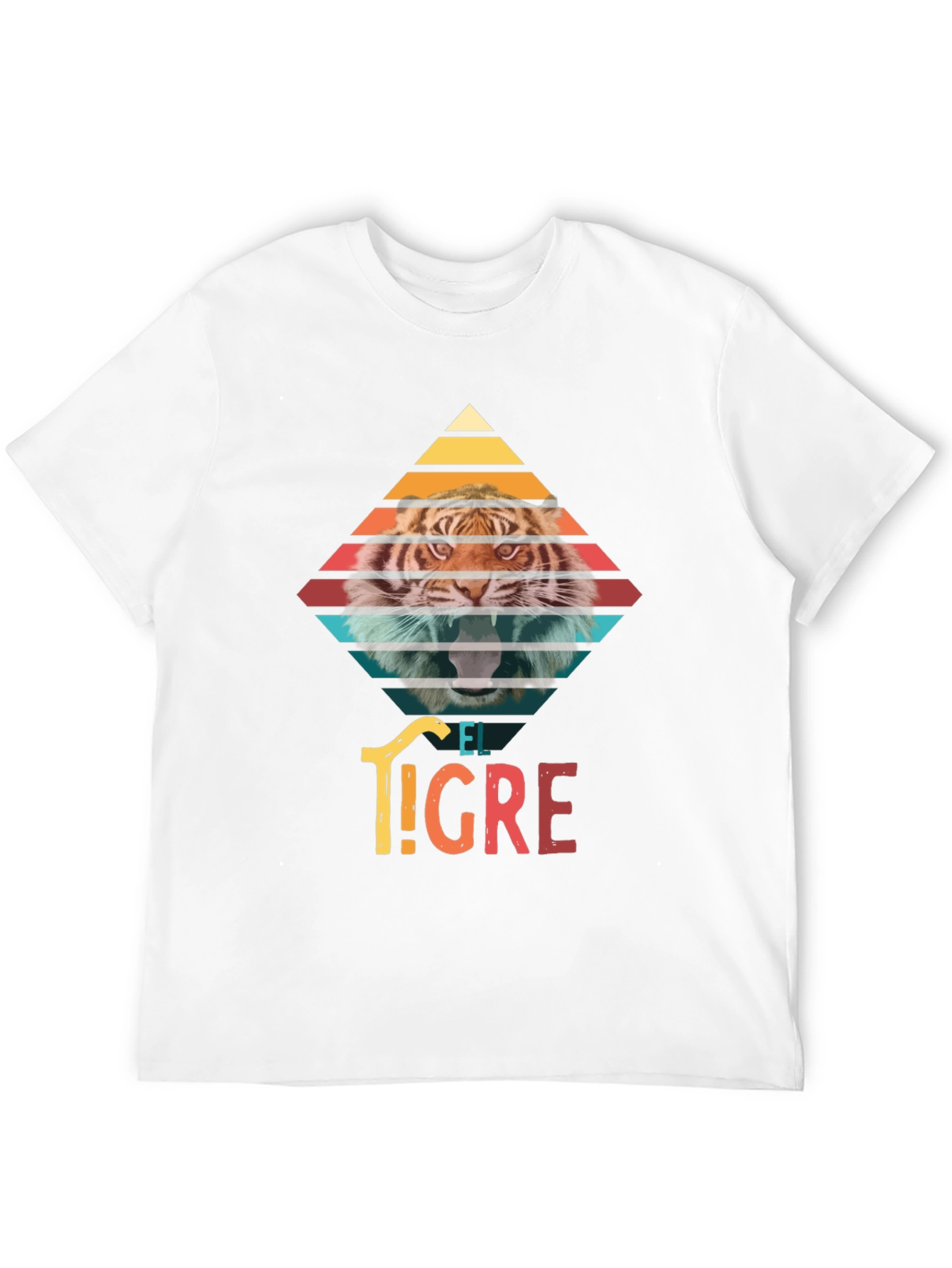 El Tigre Retro Graphic T-Shirt - Mens Black Tee