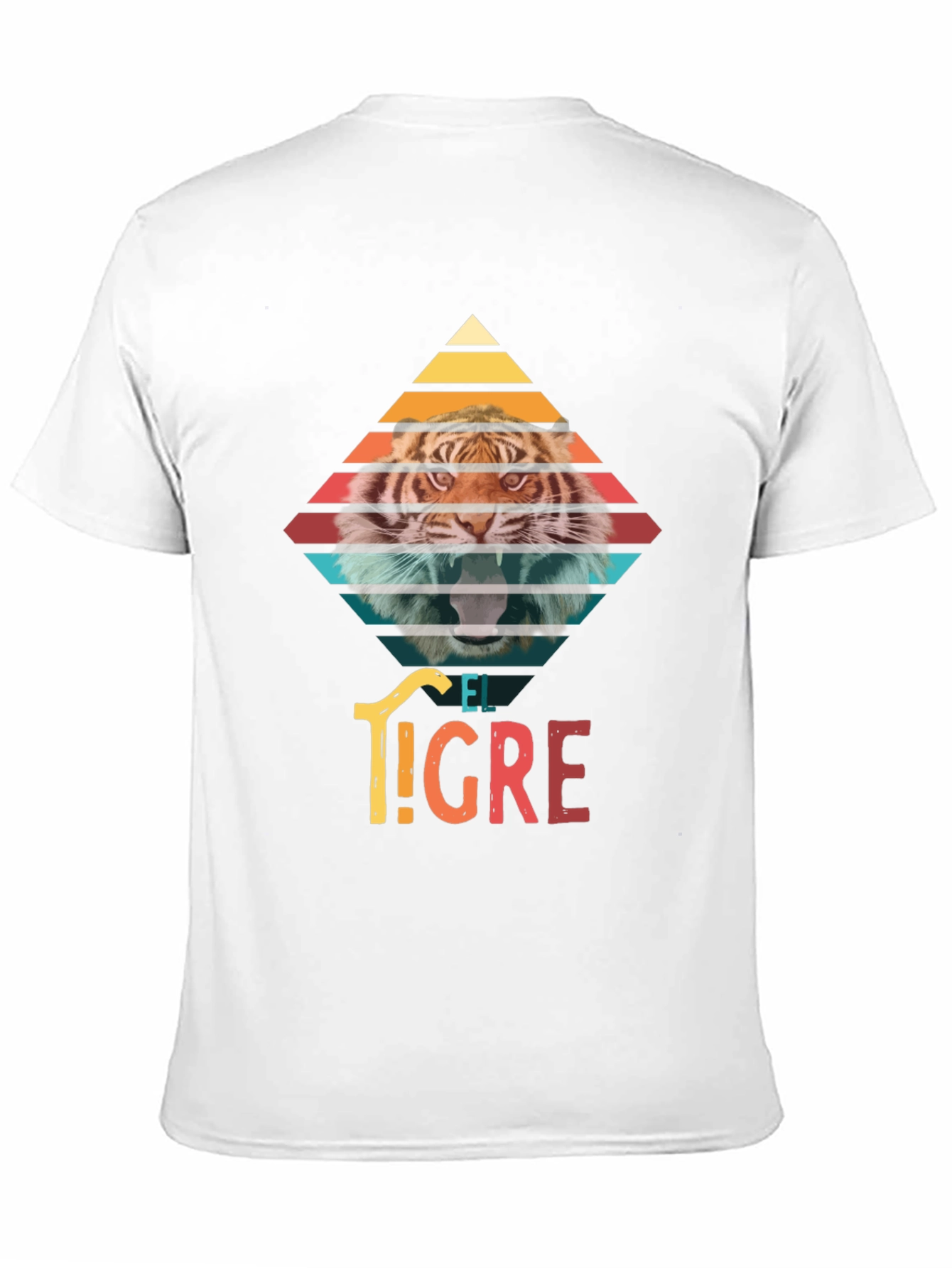 El Tigre Retro Graphic T-Shirt - Mens Black Tee