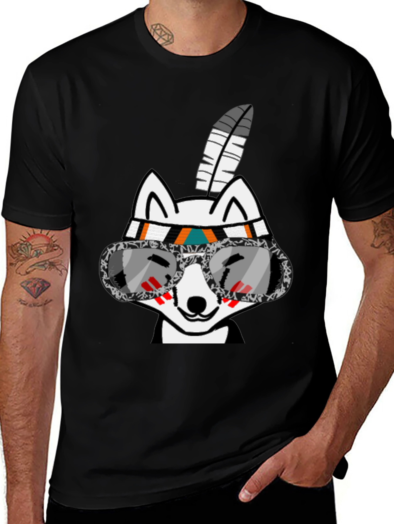 Cool Fox Graphic T-Shirt - Unique Animal Design