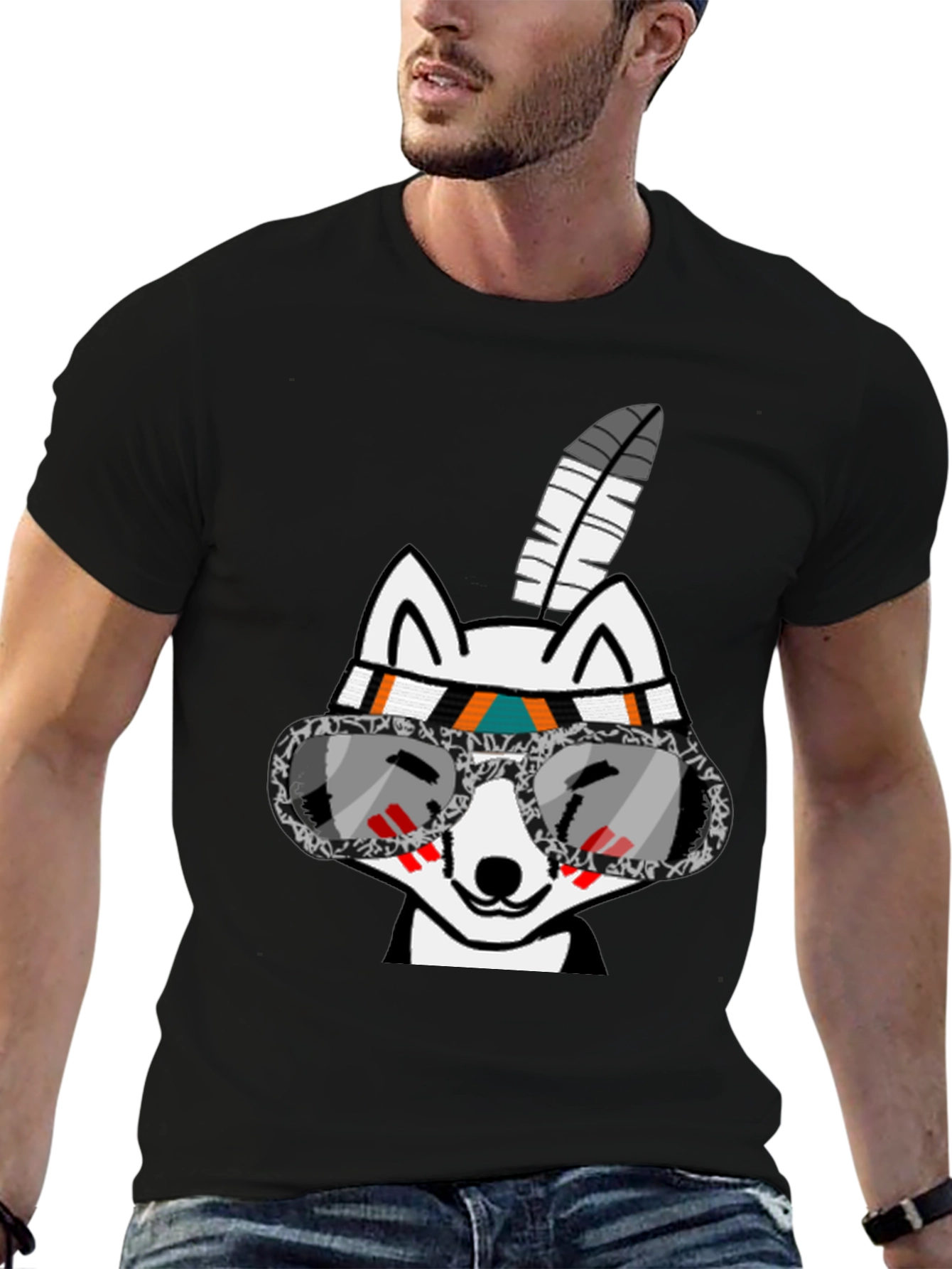 Cool Fox Graphic T-Shirt - Unique Animal Design