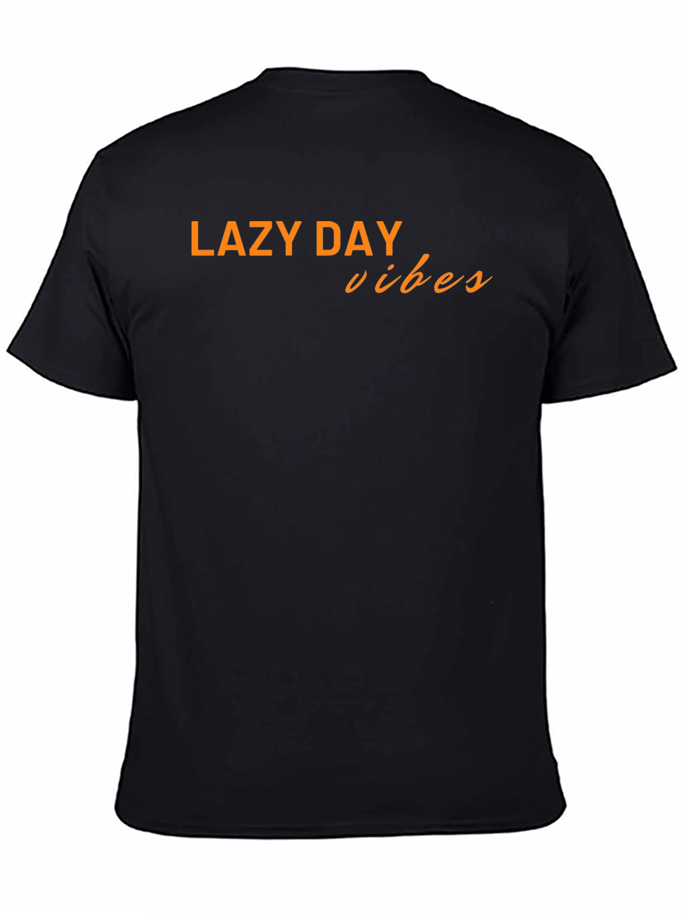 Lazy Day Vibes Black T-Shirt