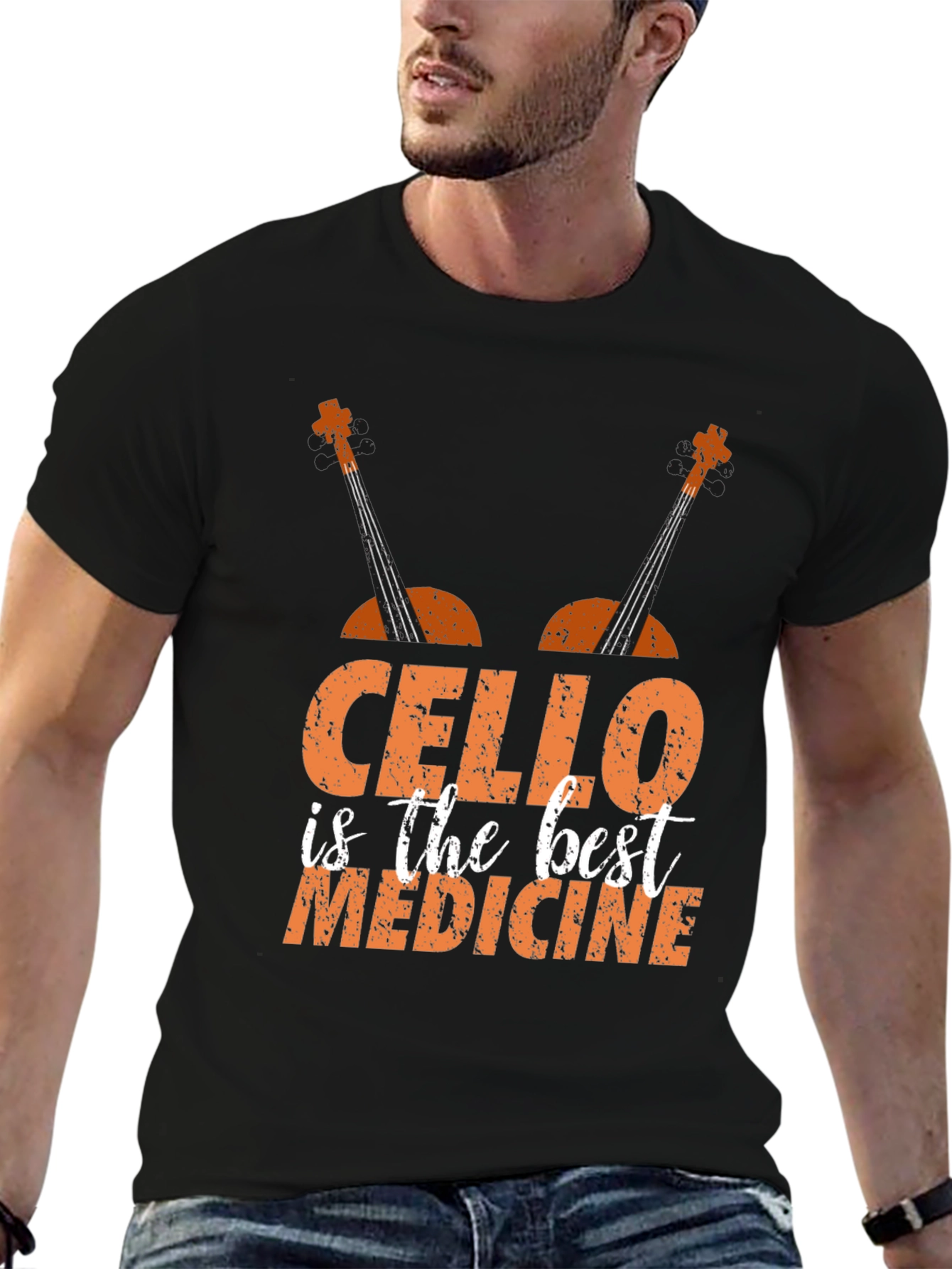 Cello is the Best Medicine Graphic T-Shirt