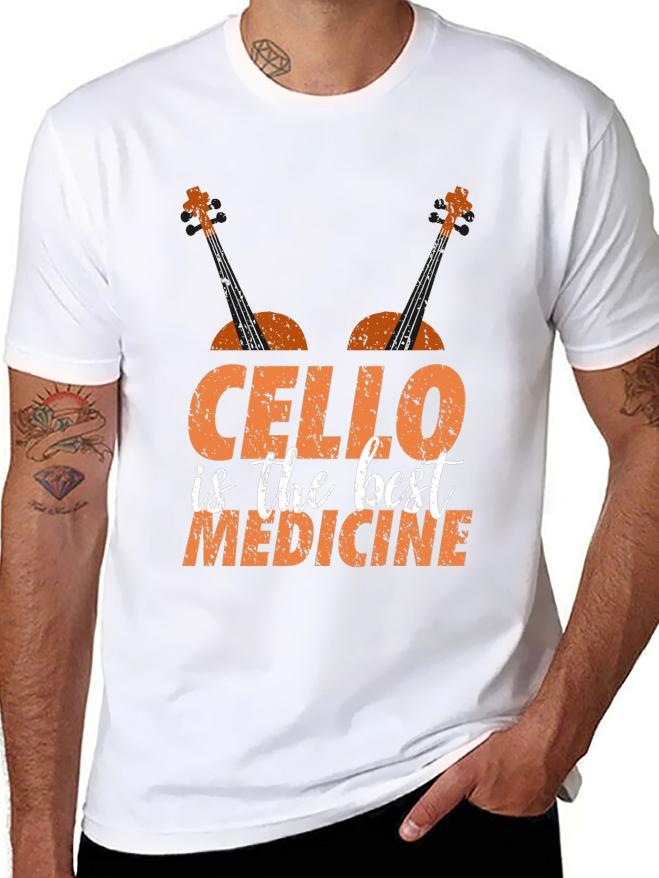 Cello is the Best Medicine Graphic T-Shirt