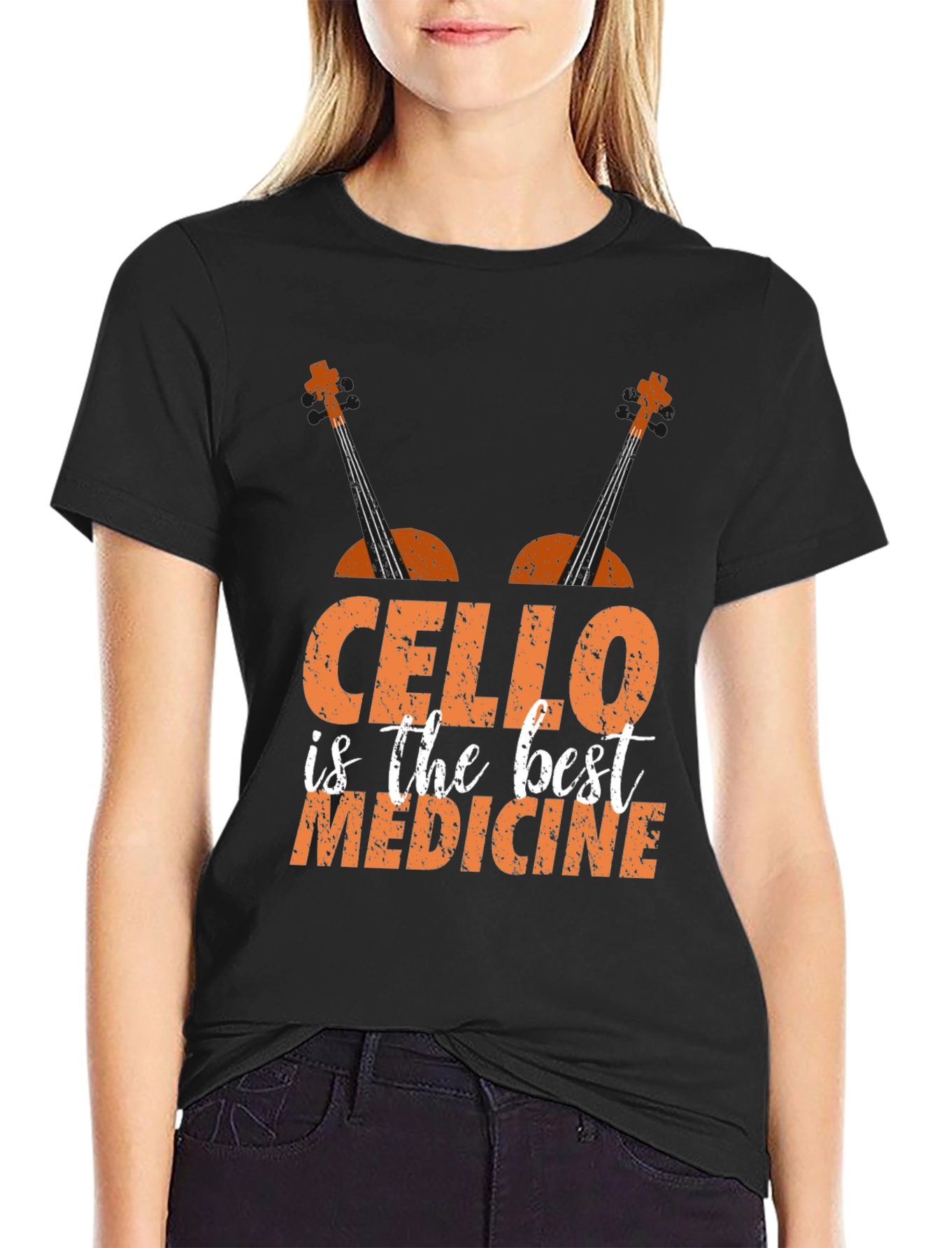 Cello is the Best Medicine Graphic T-Shirt