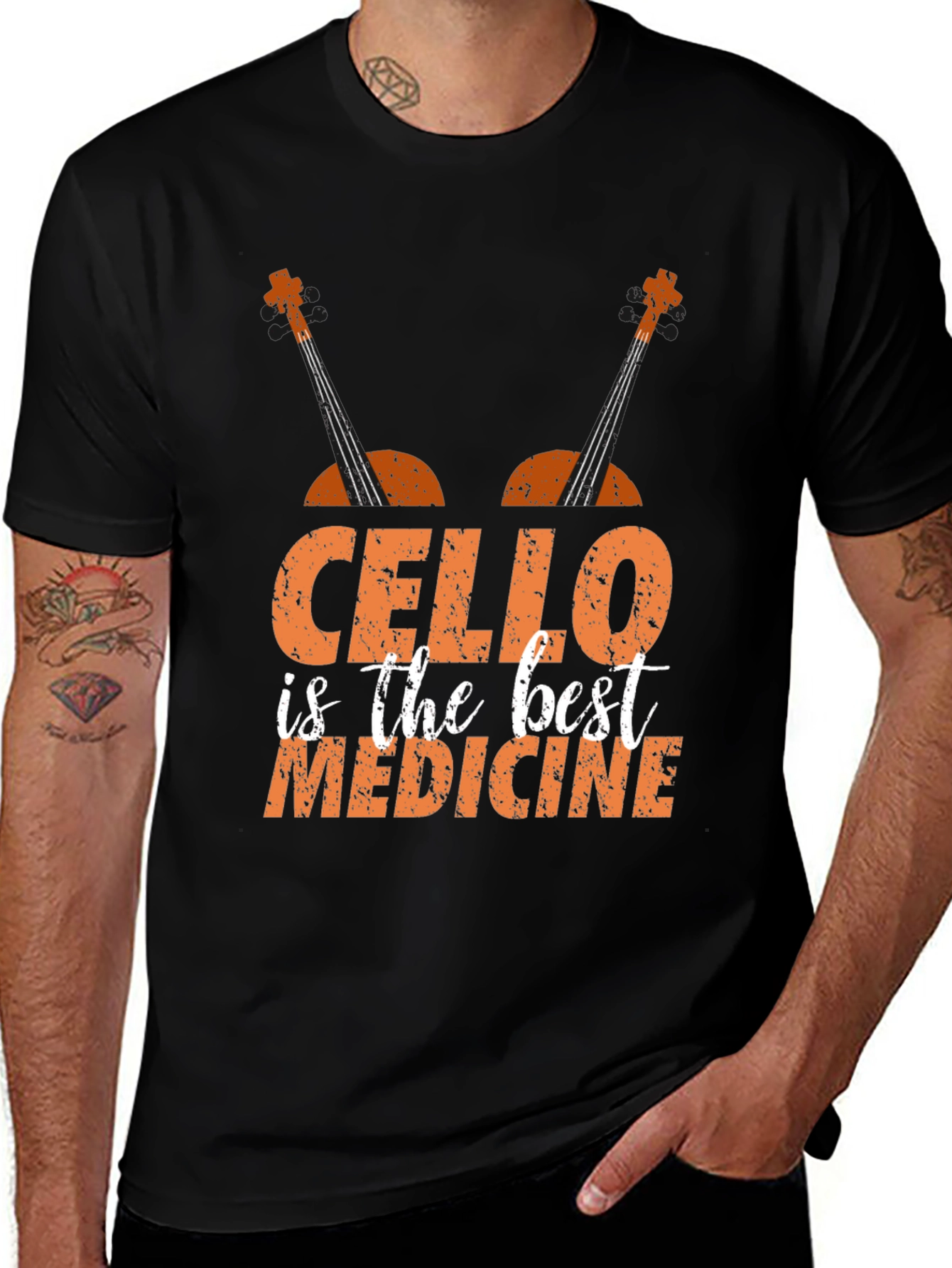 Cello is the Best Medicine Graphic T-Shirt