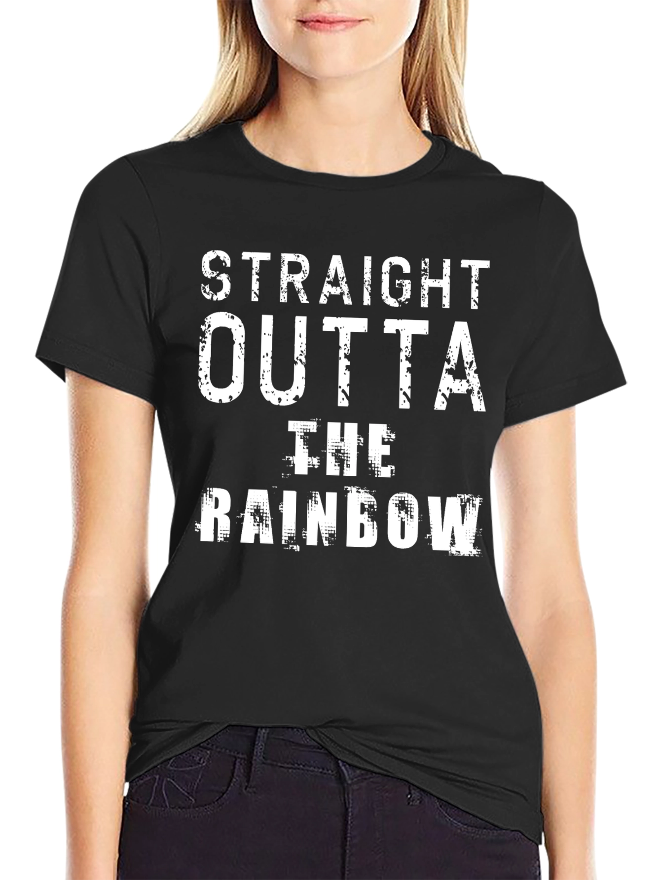 Straight Outta the Rainbow T-Shirt - Pride Apparel