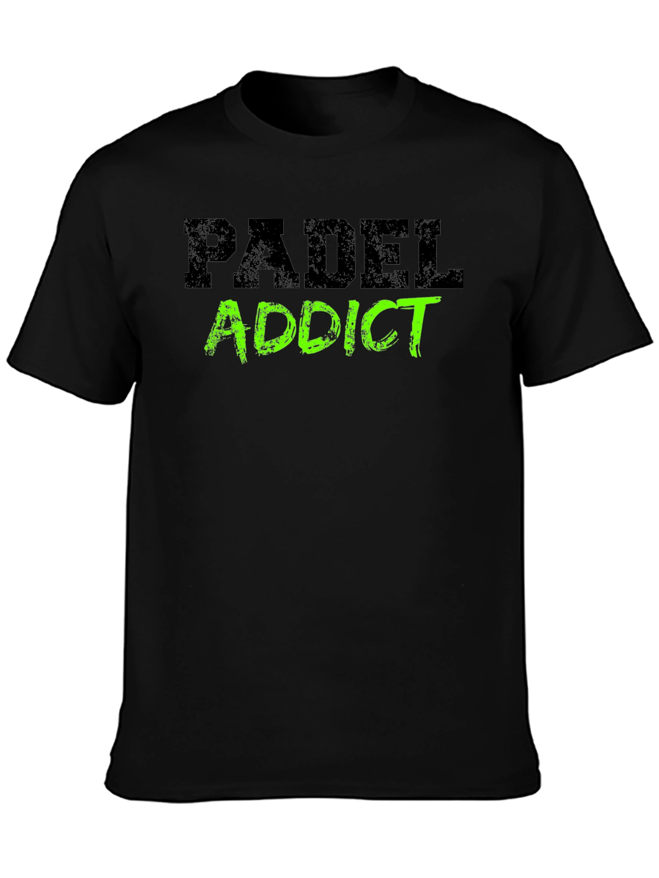 Padel Addict Black T-Shirt - Sporty and Stylish