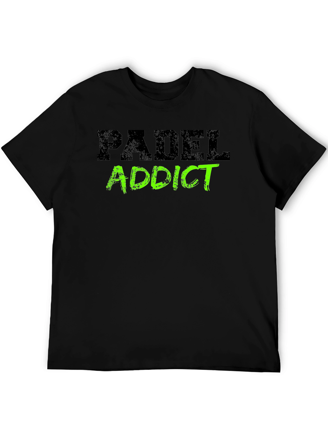 Padel Addict Black T-Shirt - Sporty and Stylish