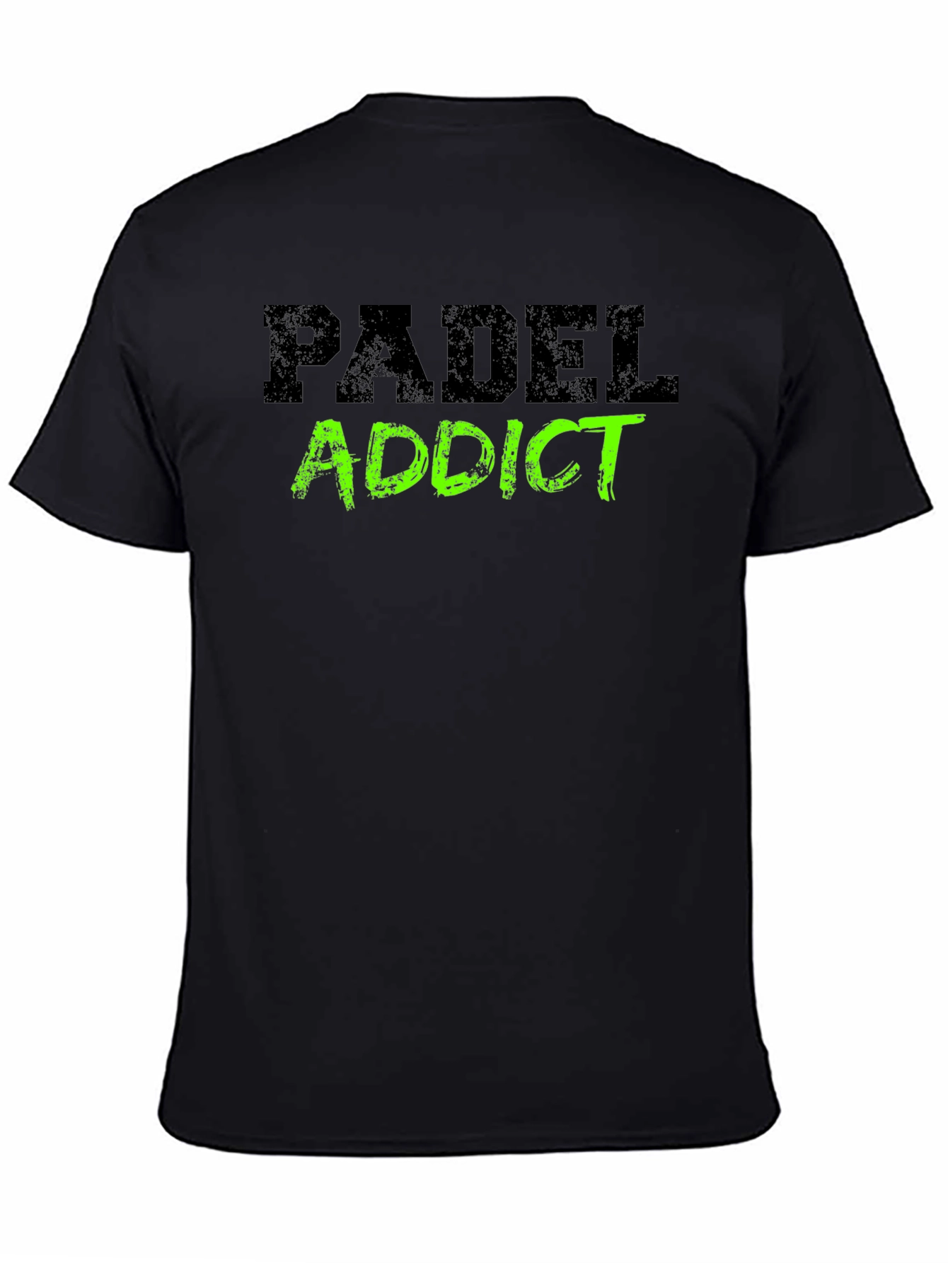 Padel Addict Black T-Shirt - Sporty and Stylish