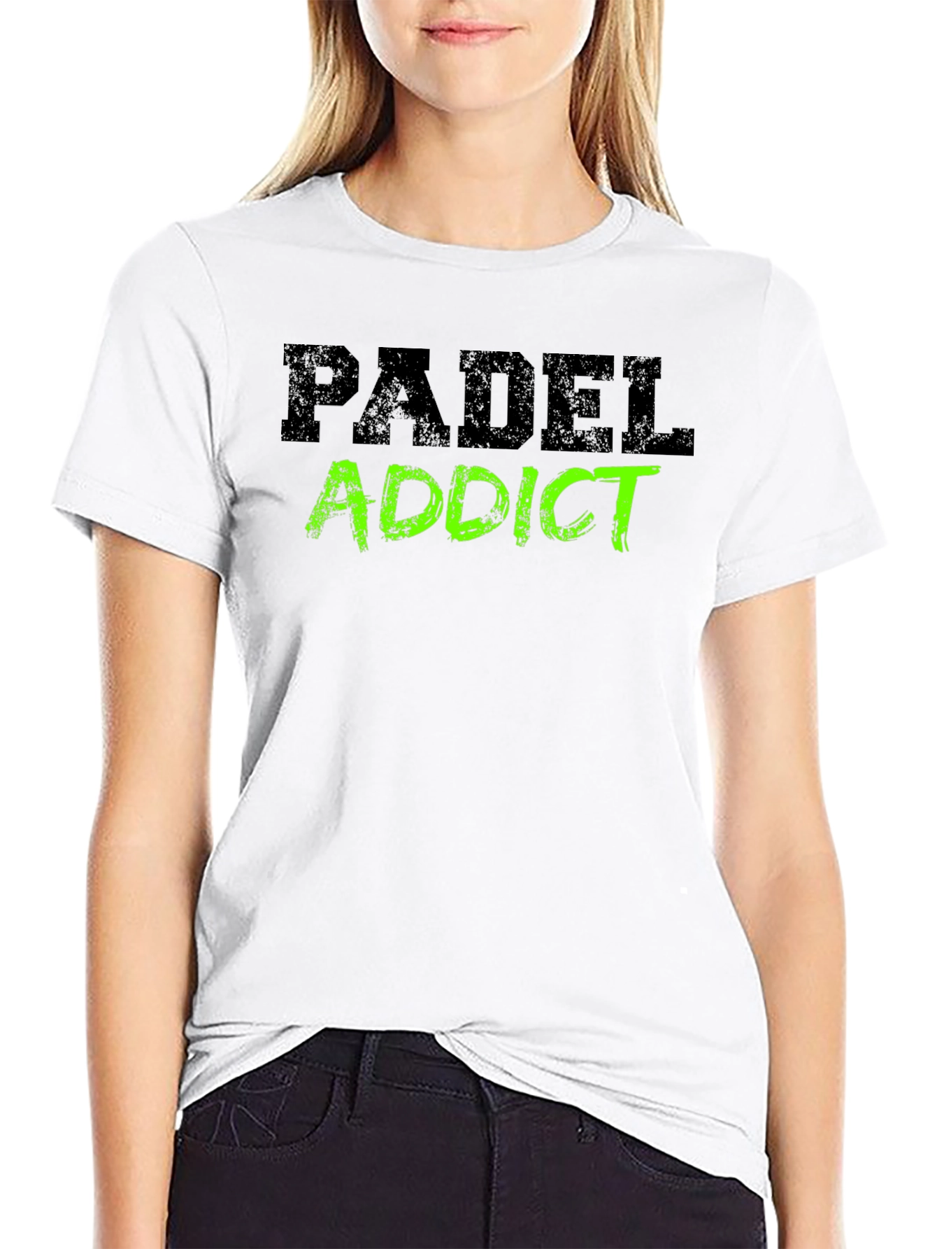 Padel Addict Black T-Shirt - Sporty and Stylish