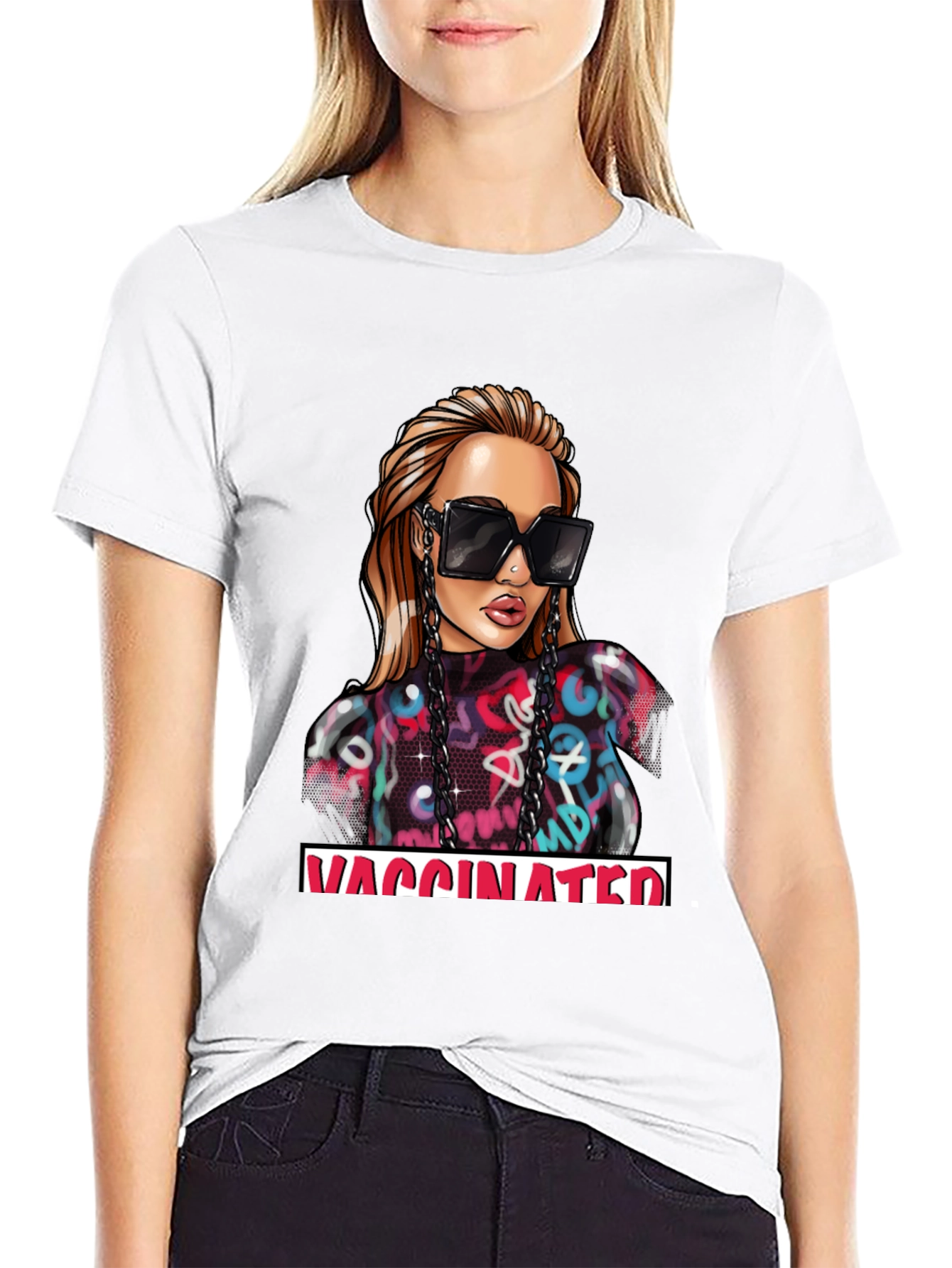 Vaccinated Graphic T-Shirt