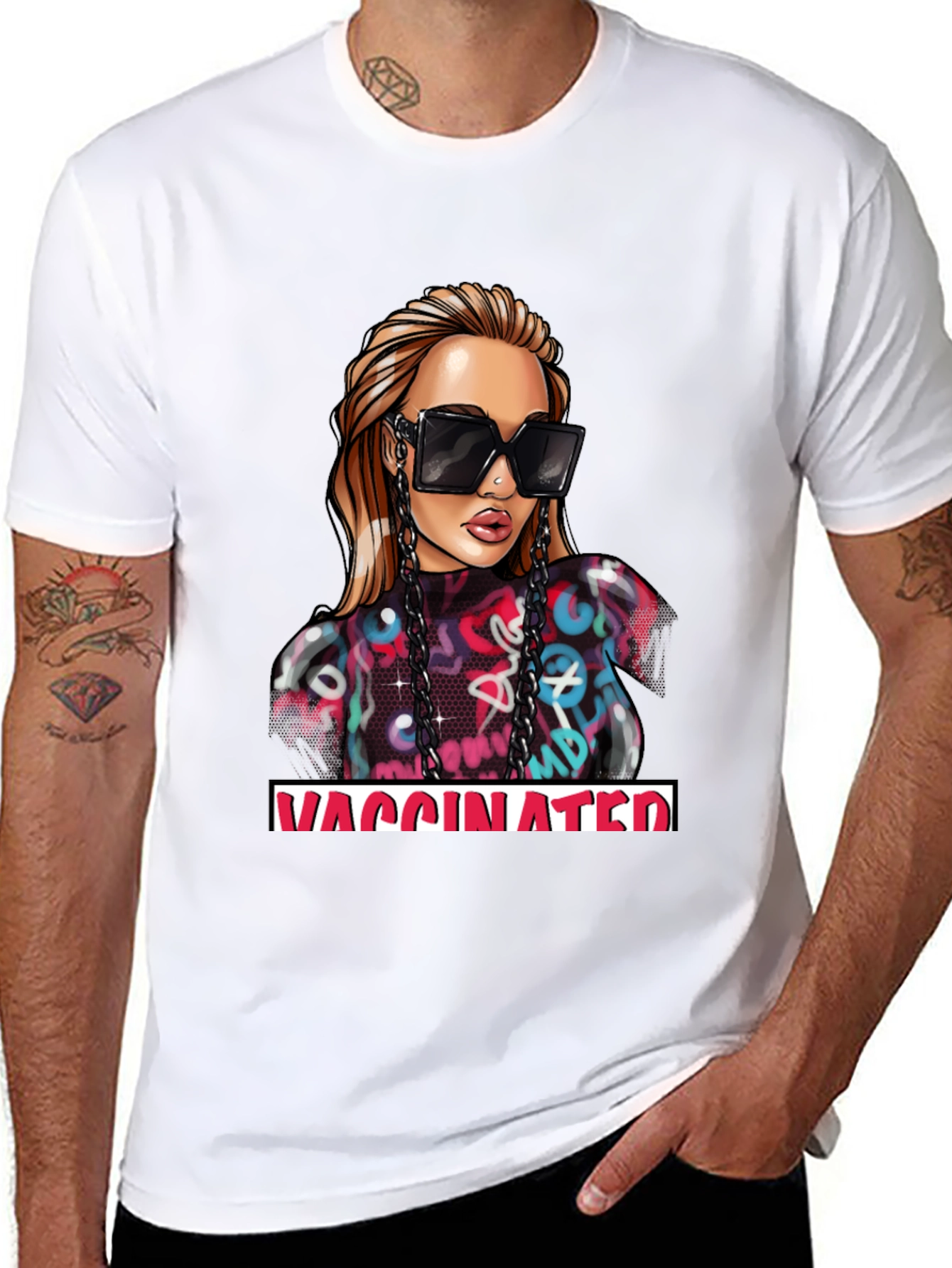 Vaccinated Graphic T-Shirt