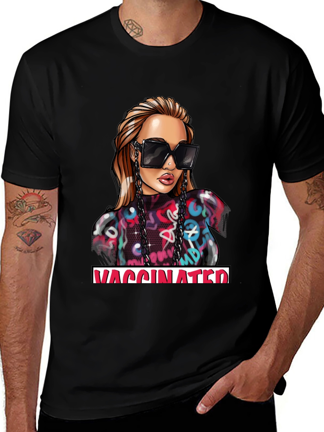 Vaccinated Graphic T-Shirt