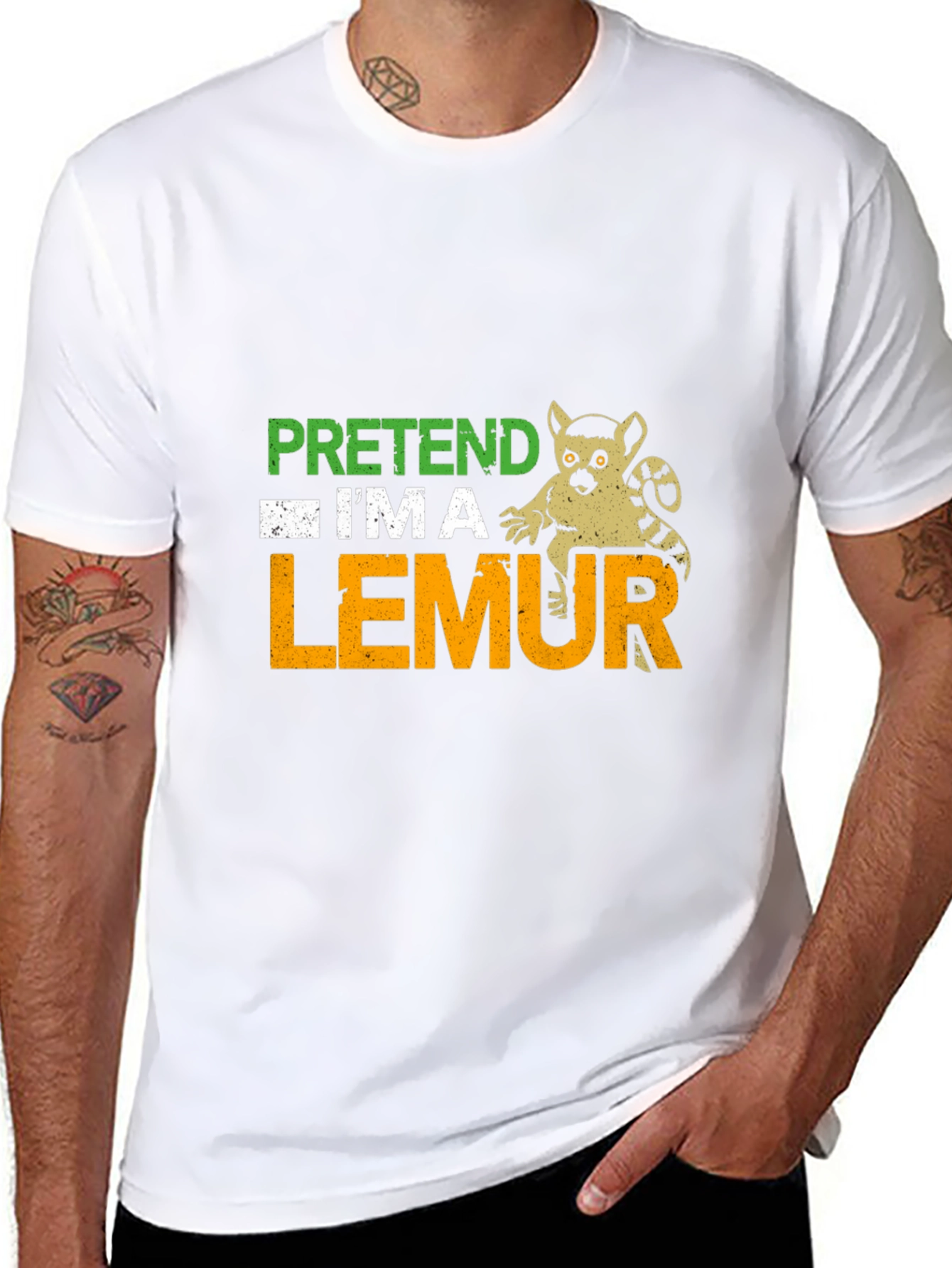 Pretend Im A Lemur Graphic T-Shirt