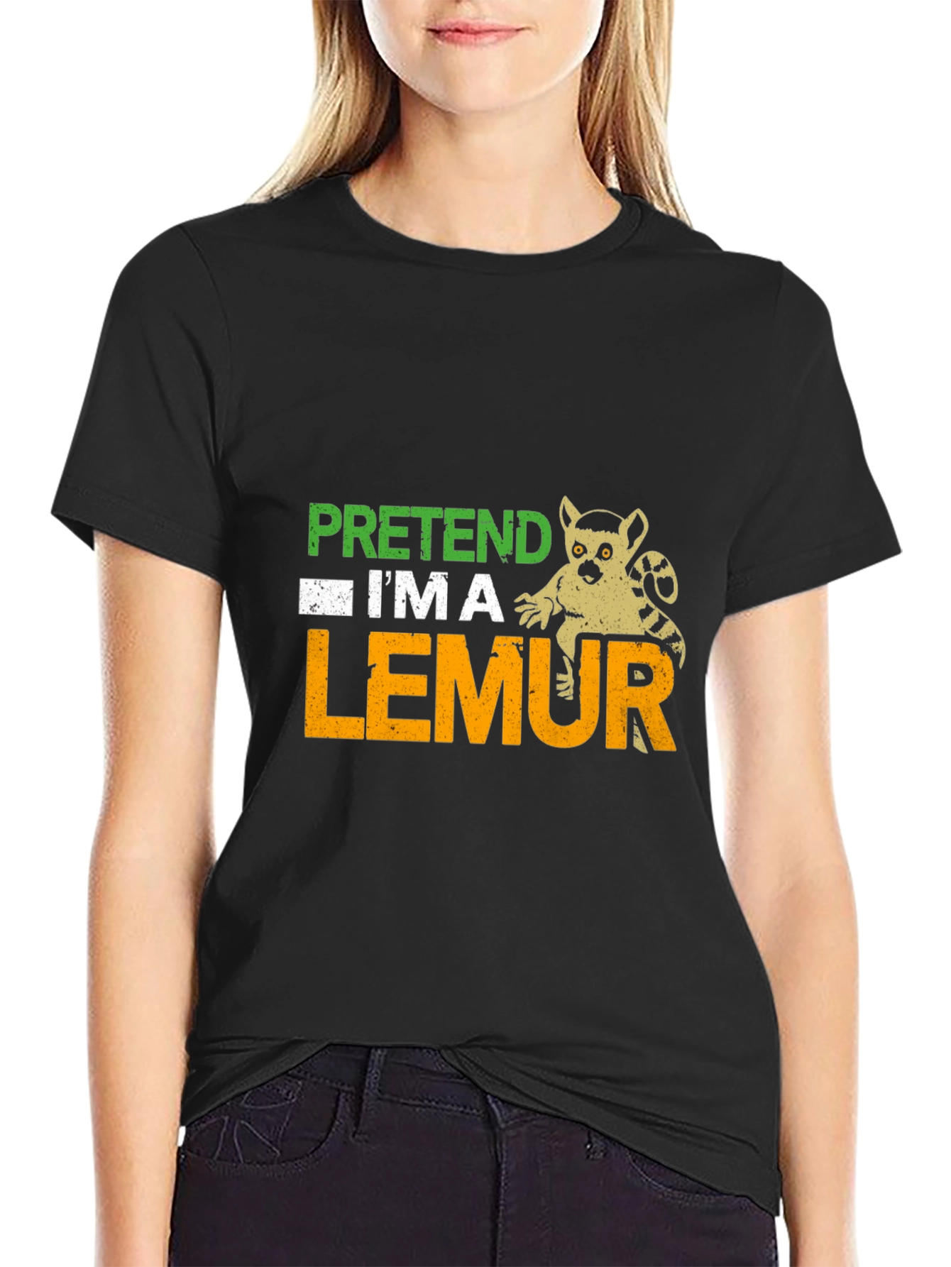 Pretend Im A Lemur Graphic T-Shirt