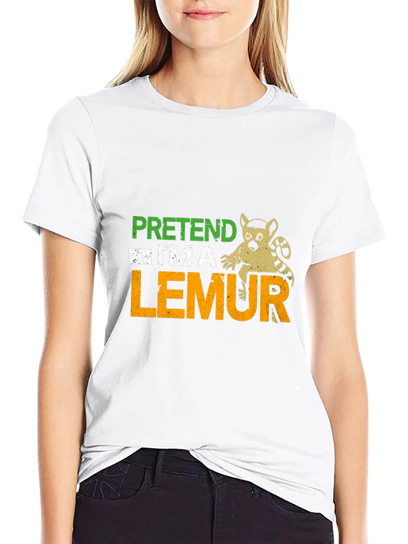 Pretend Im A Lemur Graphic T-Shirt