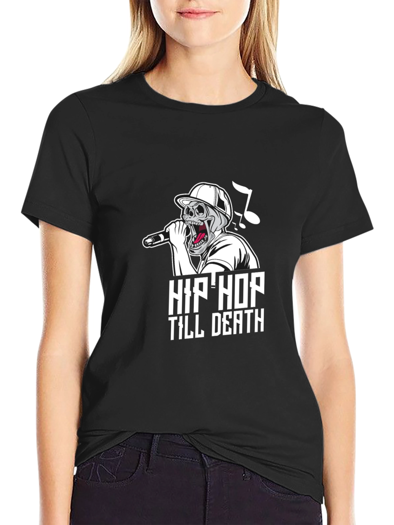 Hip Hop Till Death Graphic T-Shirt