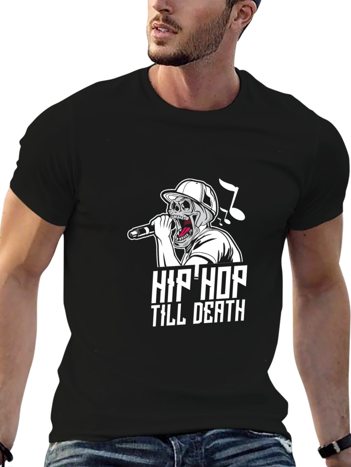 Hip Hop Till Death Graphic T-Shirt