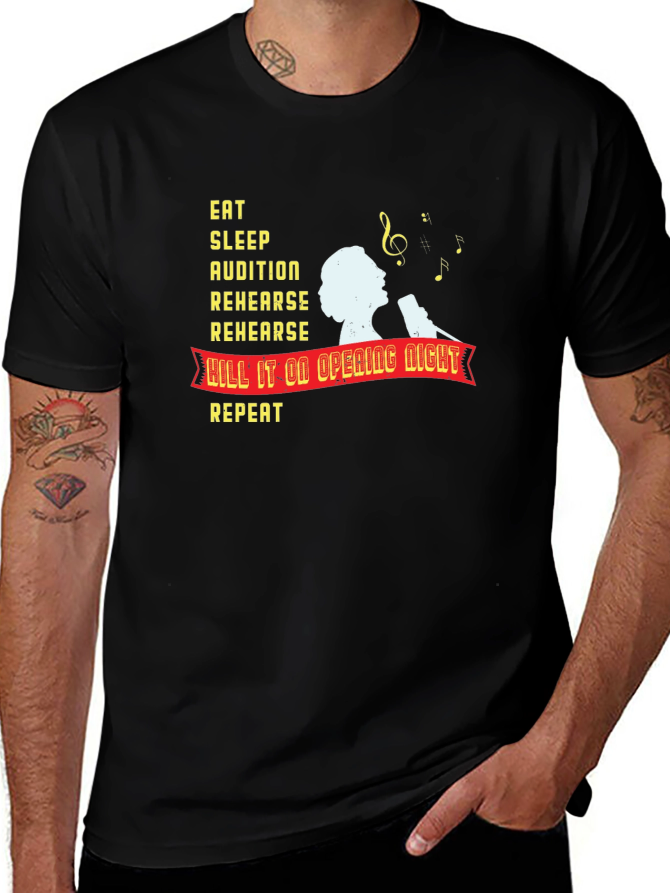 Eat Sleep Audition Graphic Tee