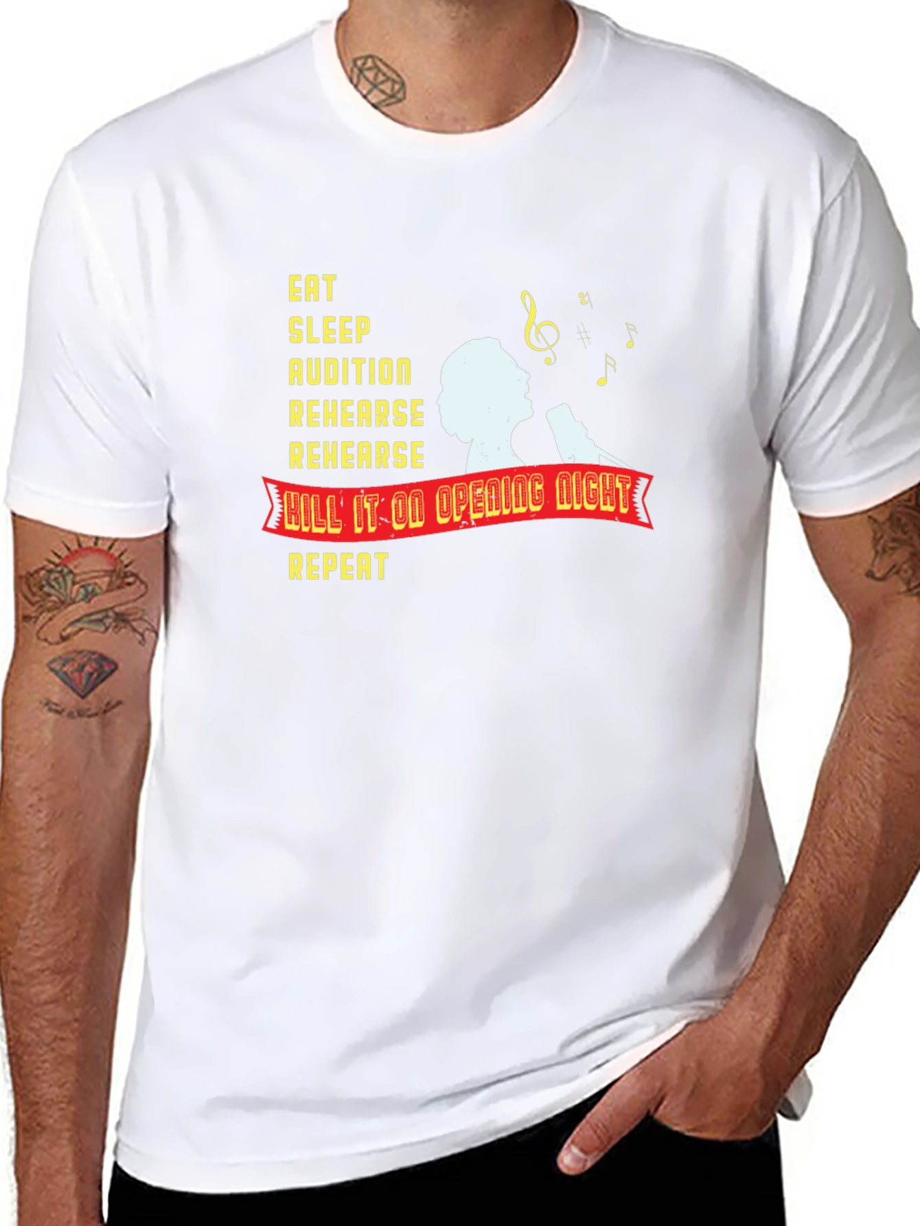 Eat Sleep Audition Graphic Tee