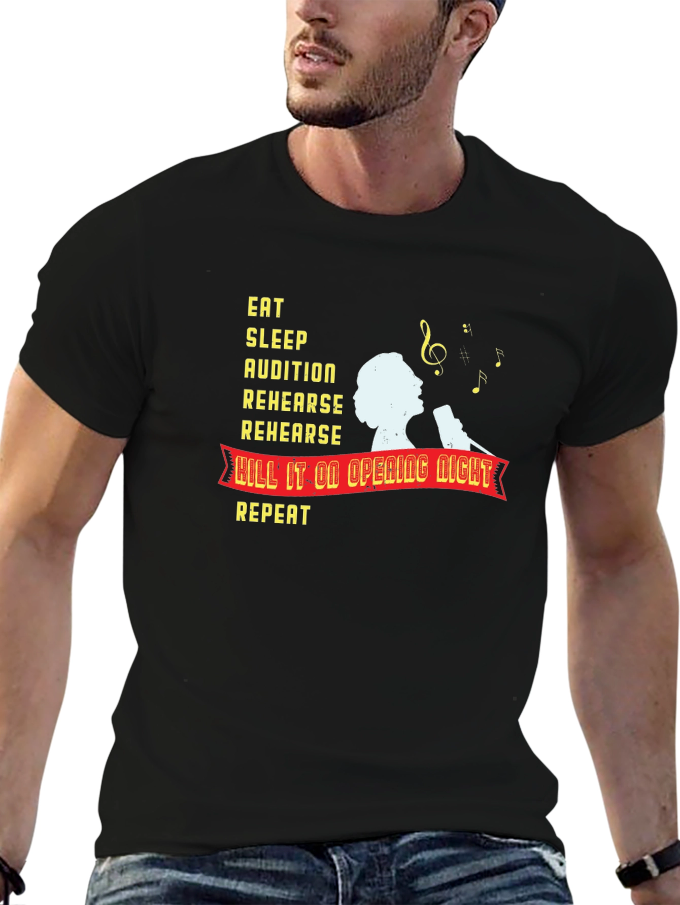 Eat Sleep Audition Graphic Tee