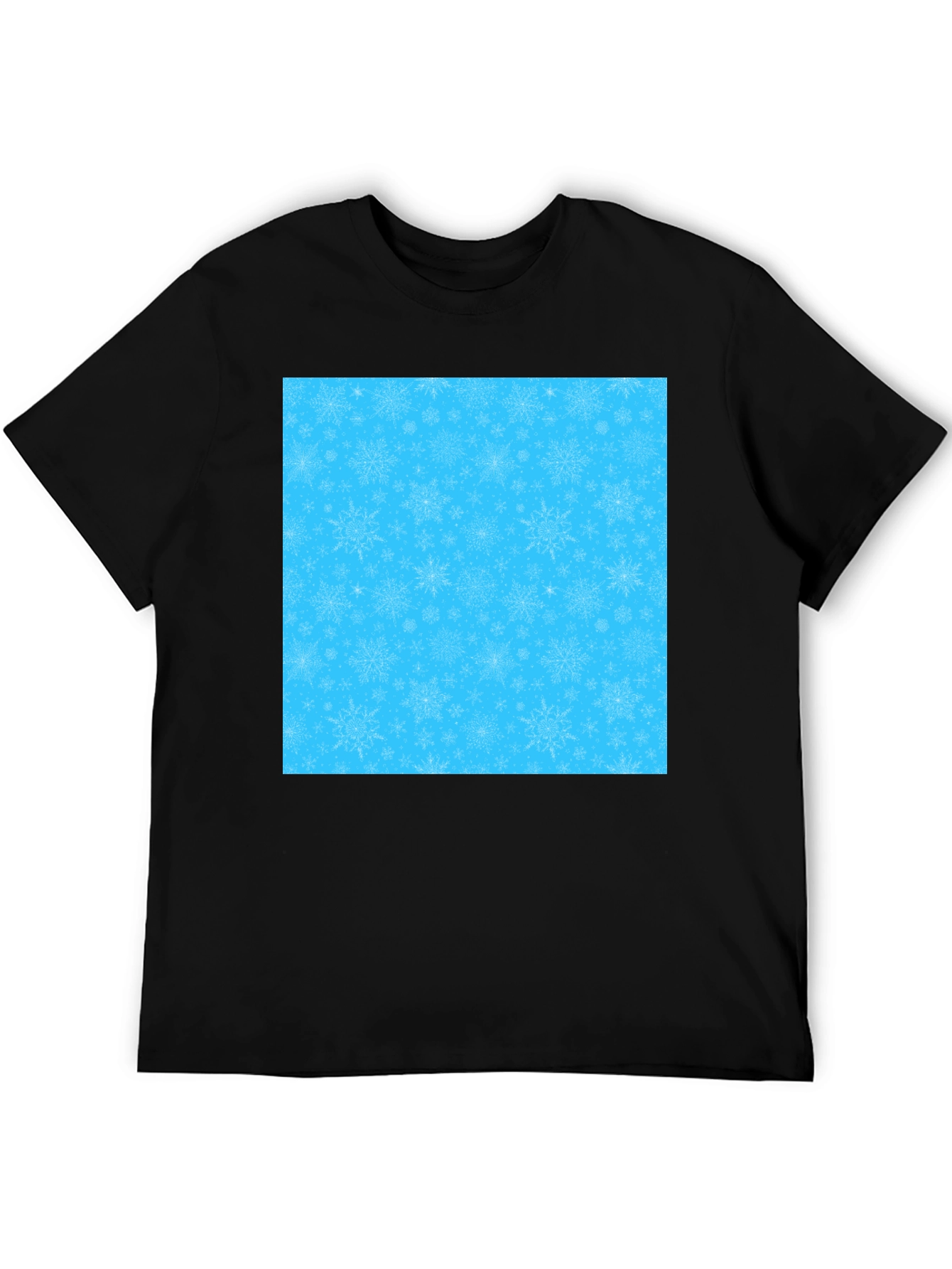 Snowflake Pattern Tee - Winter Holiday Apparel