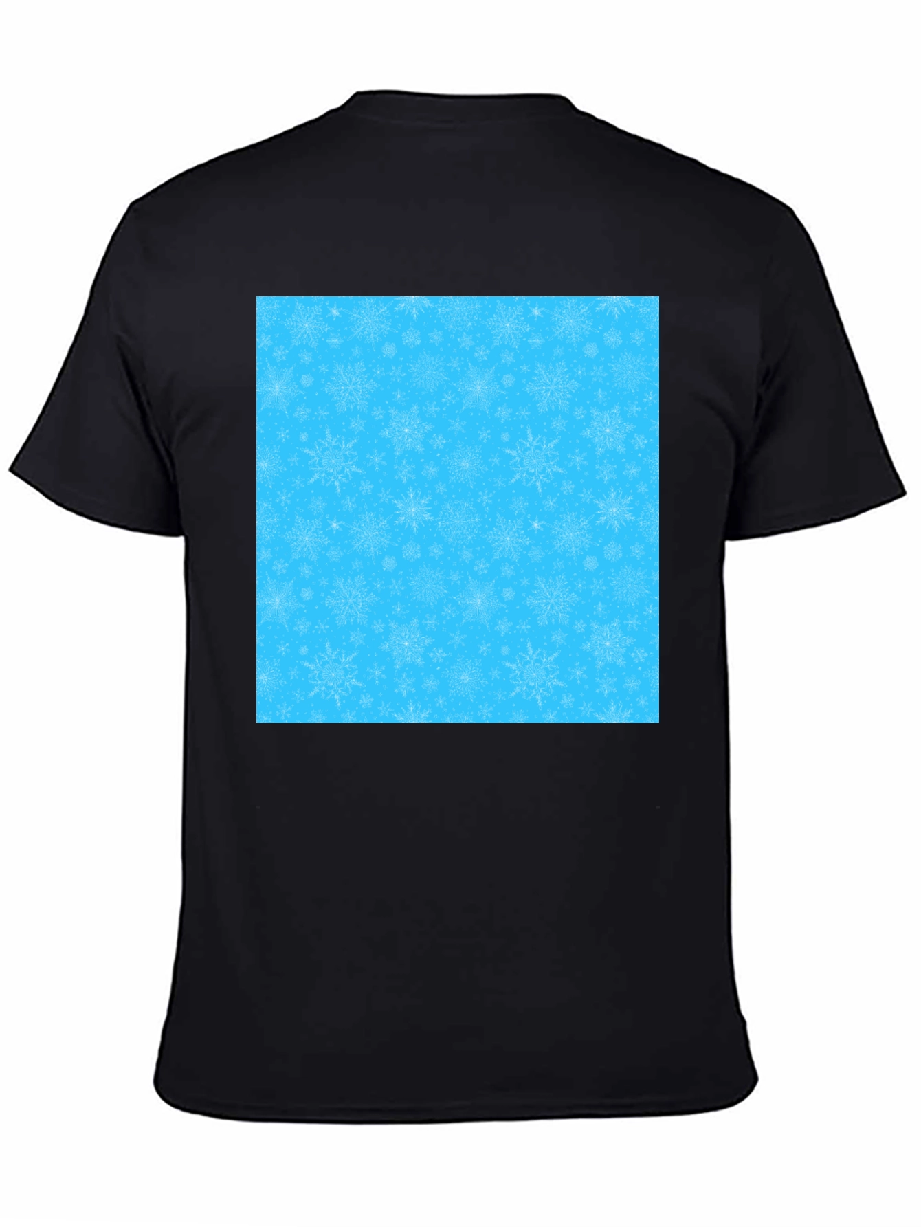 Snowflake Pattern Tee - Winter Holiday Apparel