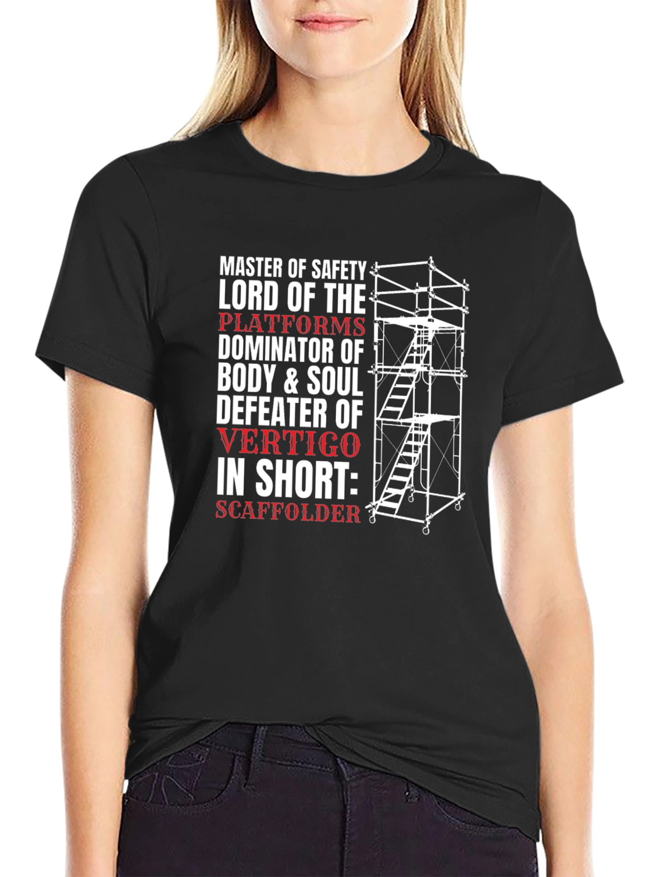 Safety Master Scaffolder Graphic T-Shirt