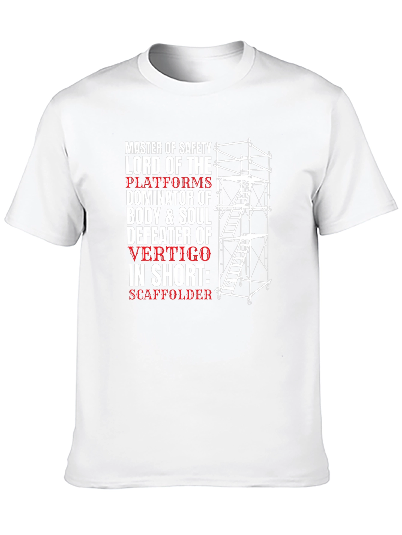 Safety Master Scaffolder Graphic T-Shirt