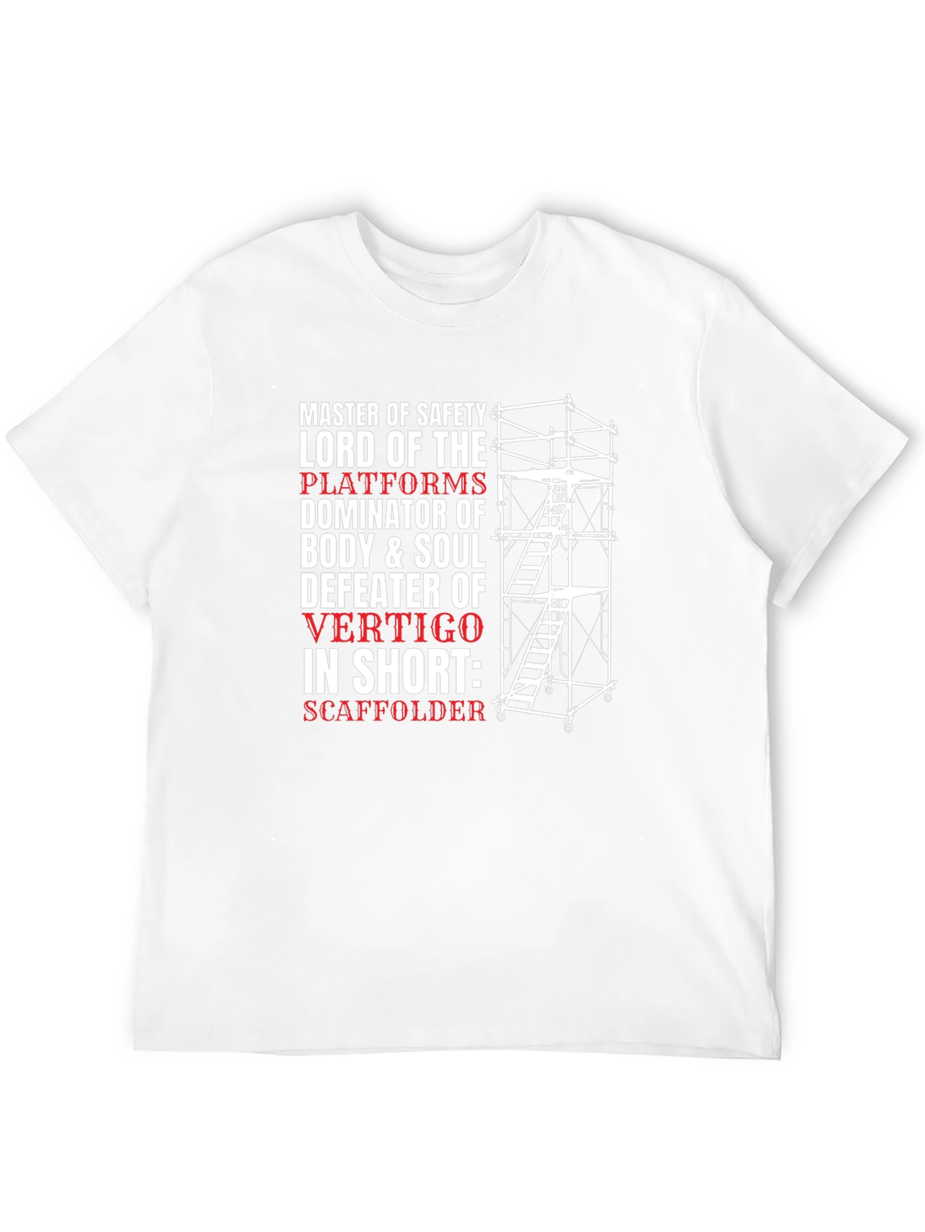Safety Master Scaffolder Graphic T-Shirt