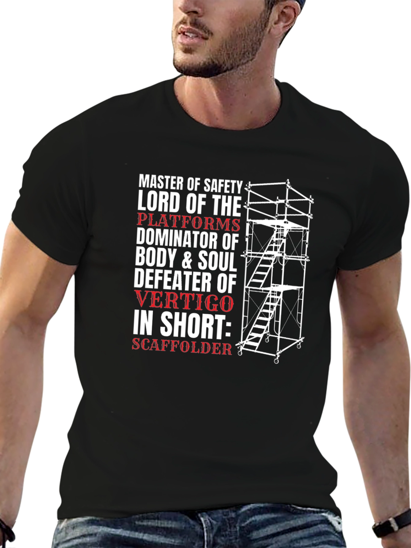 Safety Master Scaffolder Graphic T-Shirt