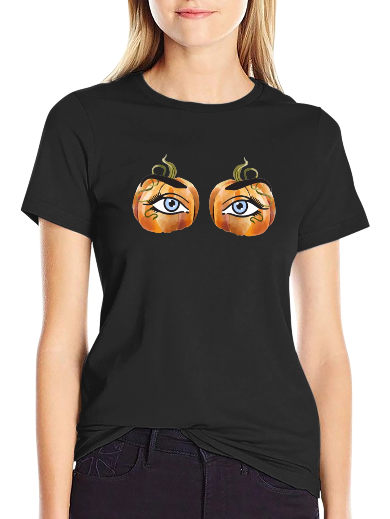 Halloween Pumpkin Eyes T-Shirt