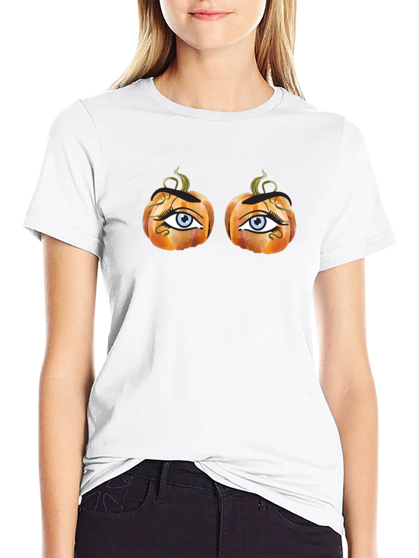 Halloween Pumpkin Eyes T-Shirt