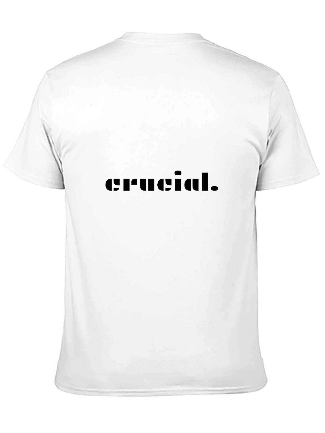 Crucial T-Shirt - Modern Black Graphic Tee