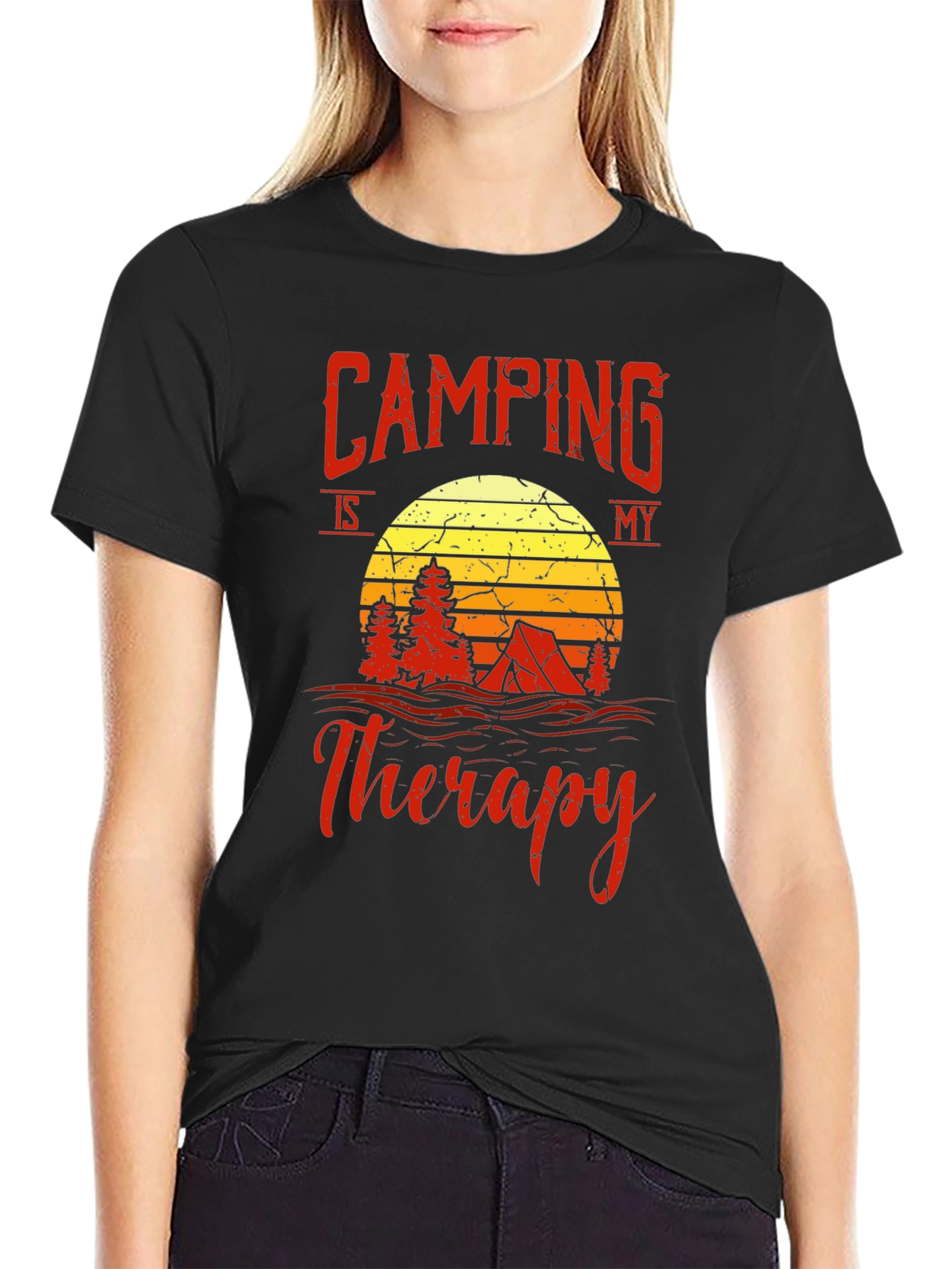 Camping Is My Therapy T-Shirt