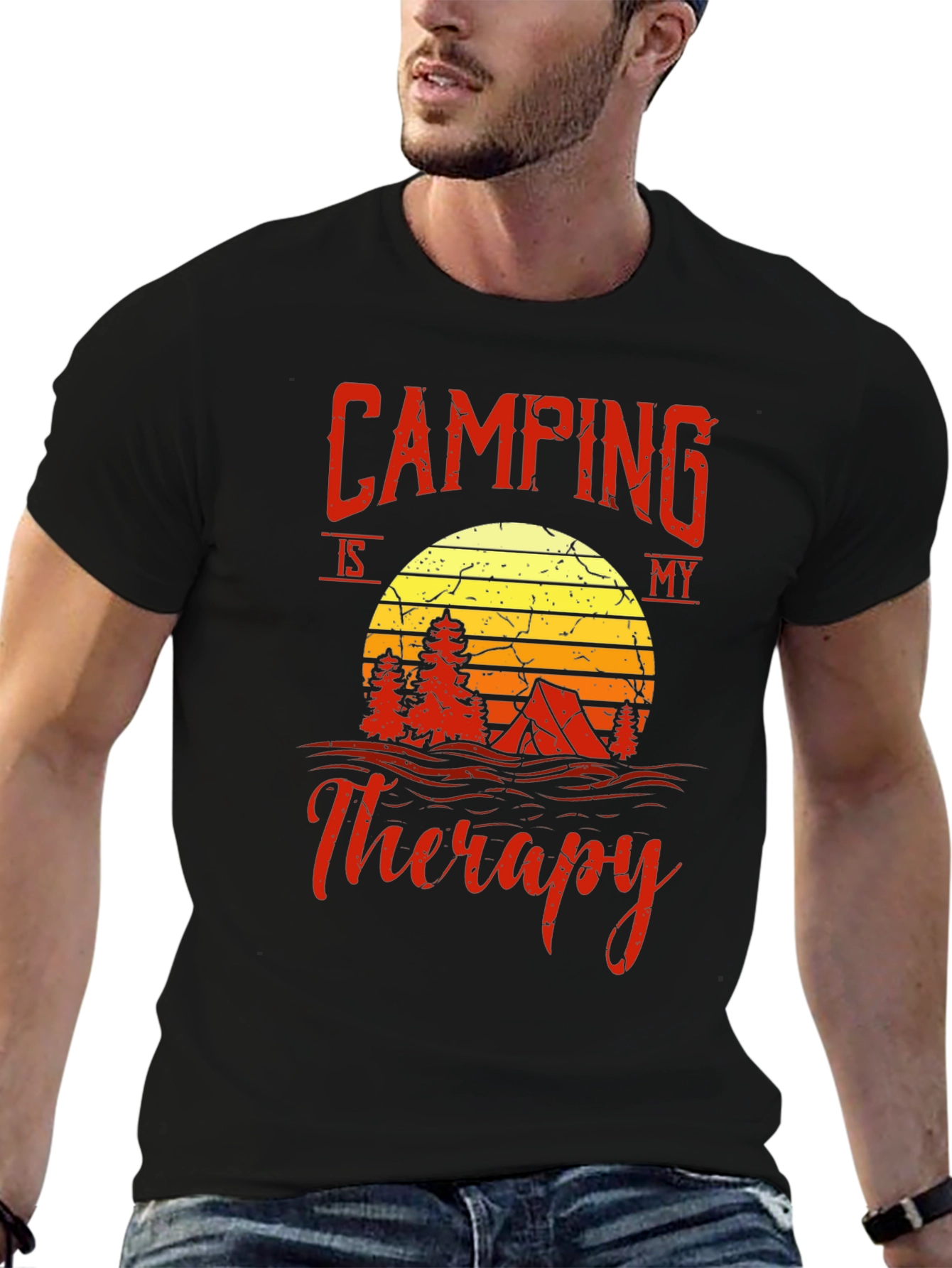 Camping Is My Therapy T-Shirt