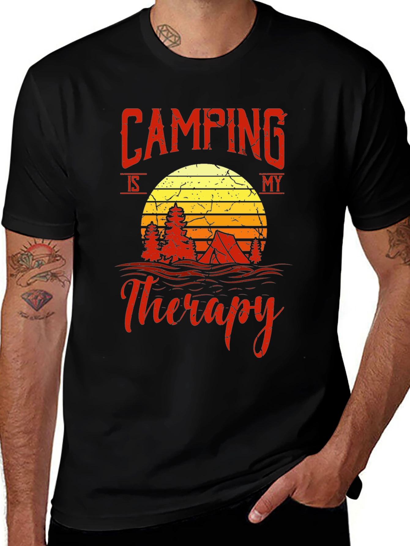 Camping Is My Therapy T-Shirt