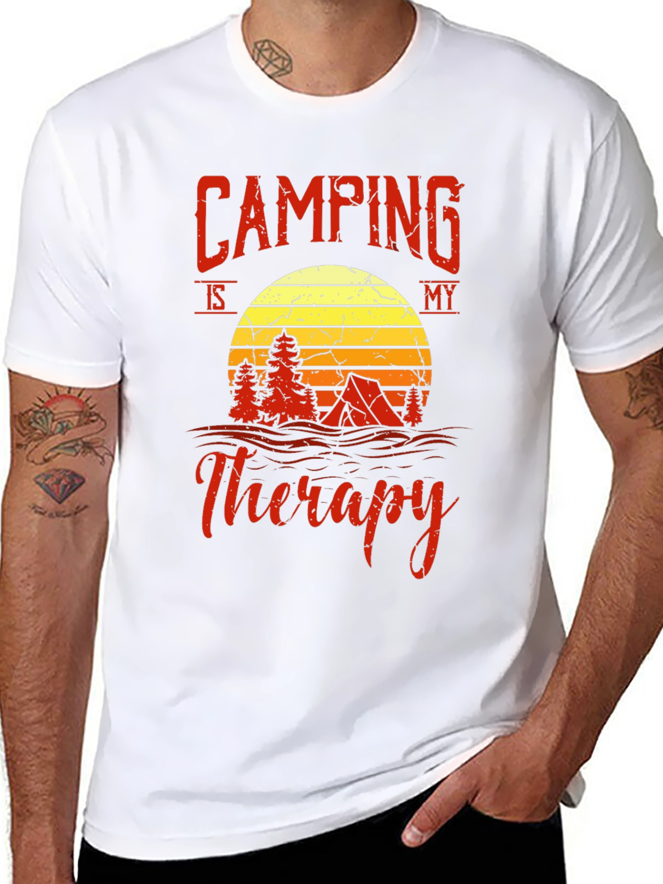 Camping Is My Therapy T-Shirt