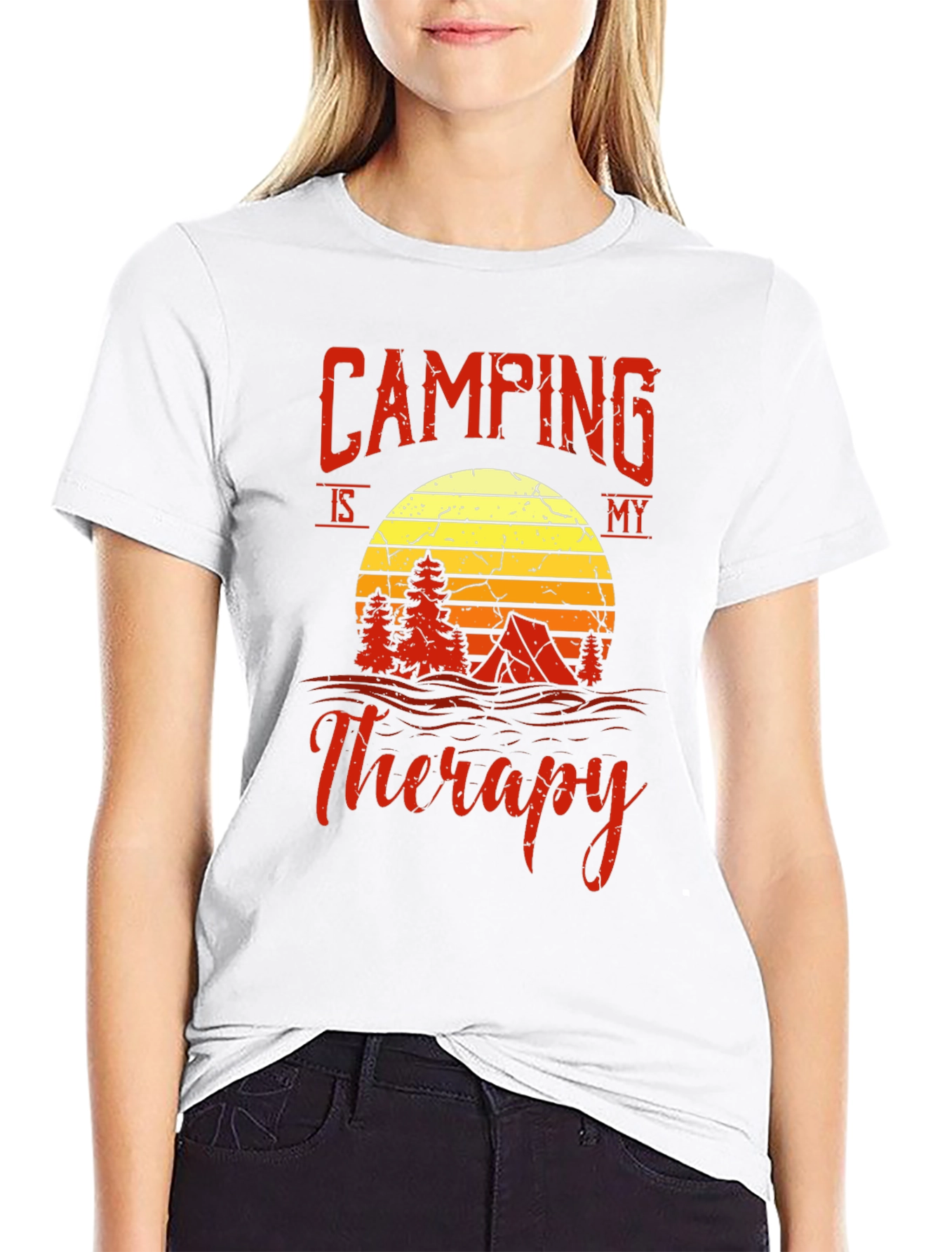 Camping Is My Therapy T-Shirt