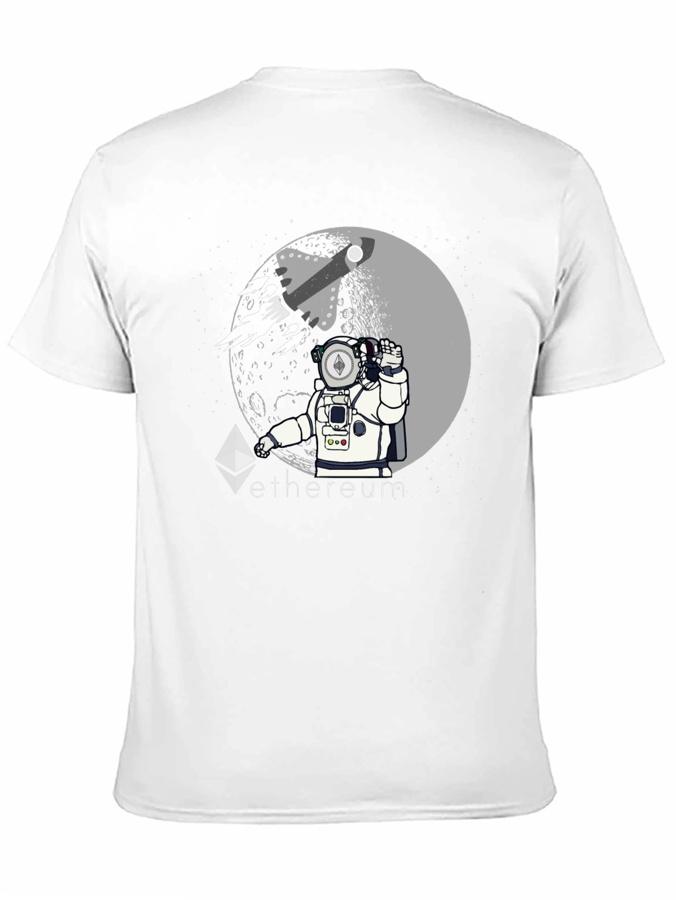 Ethereum Astronaut Graphic Tee - Crypto Fashion