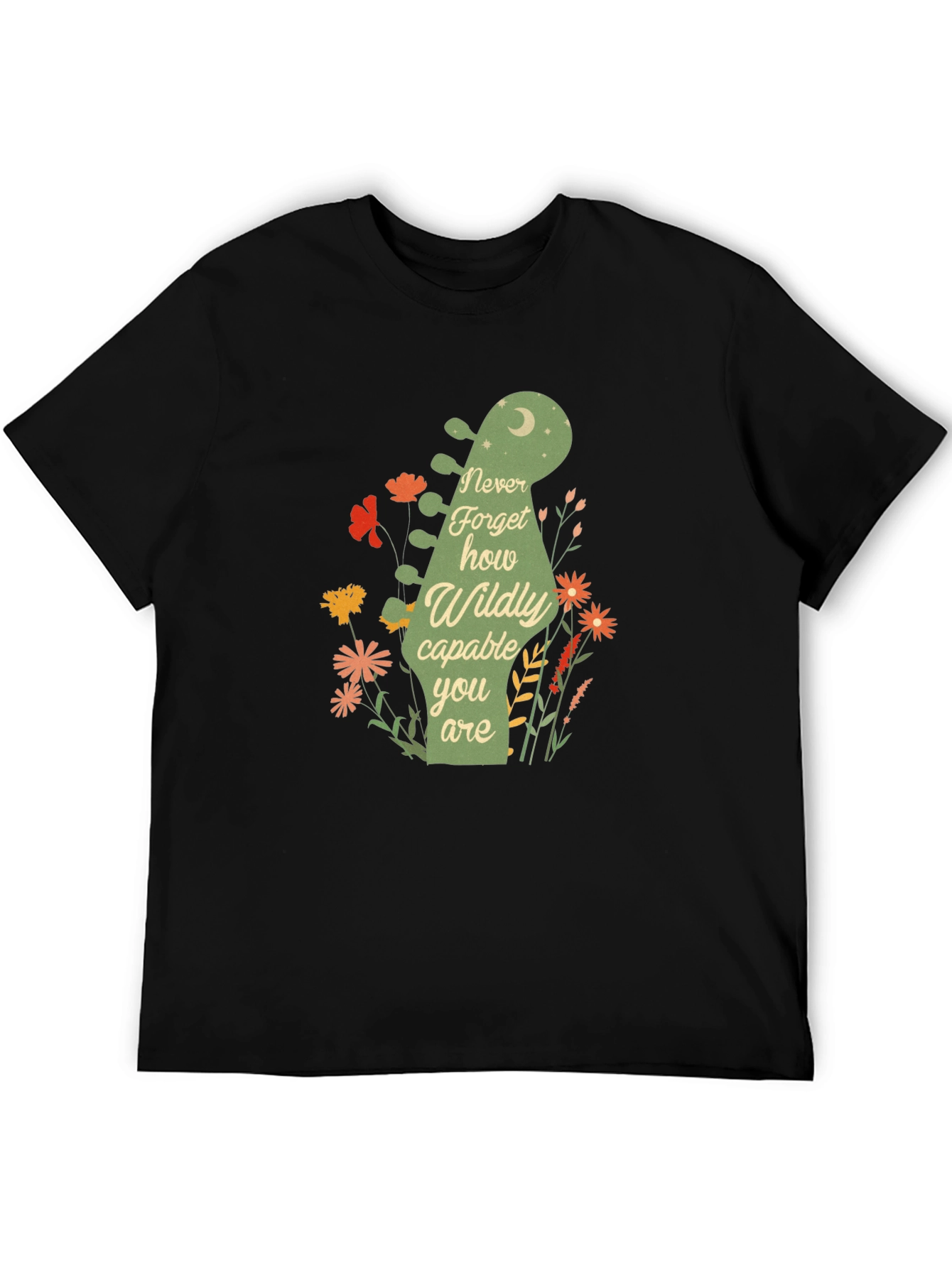 Never Forget Guitar Head T-Shirt