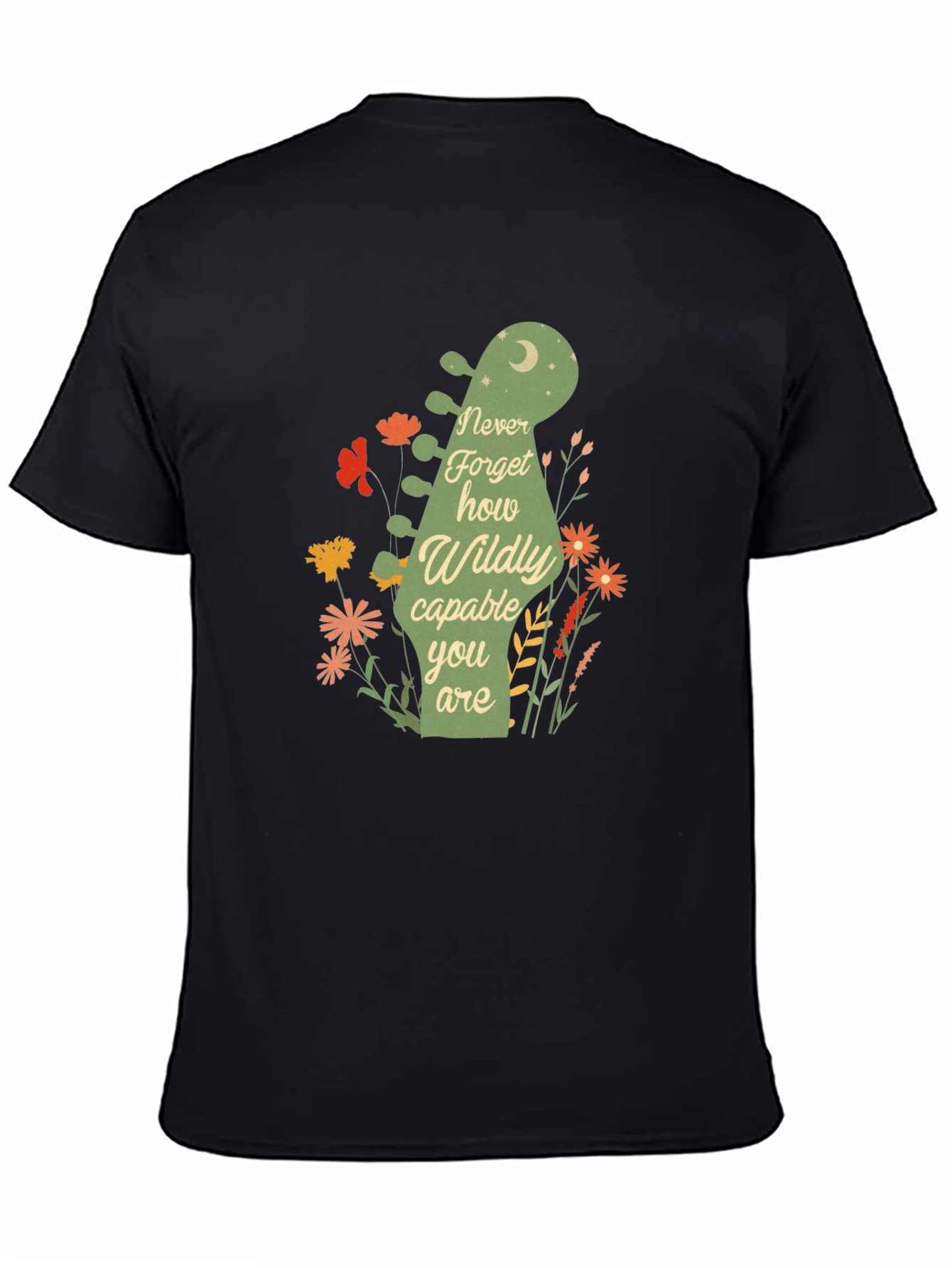 Never Forget Guitar Head T-Shirt