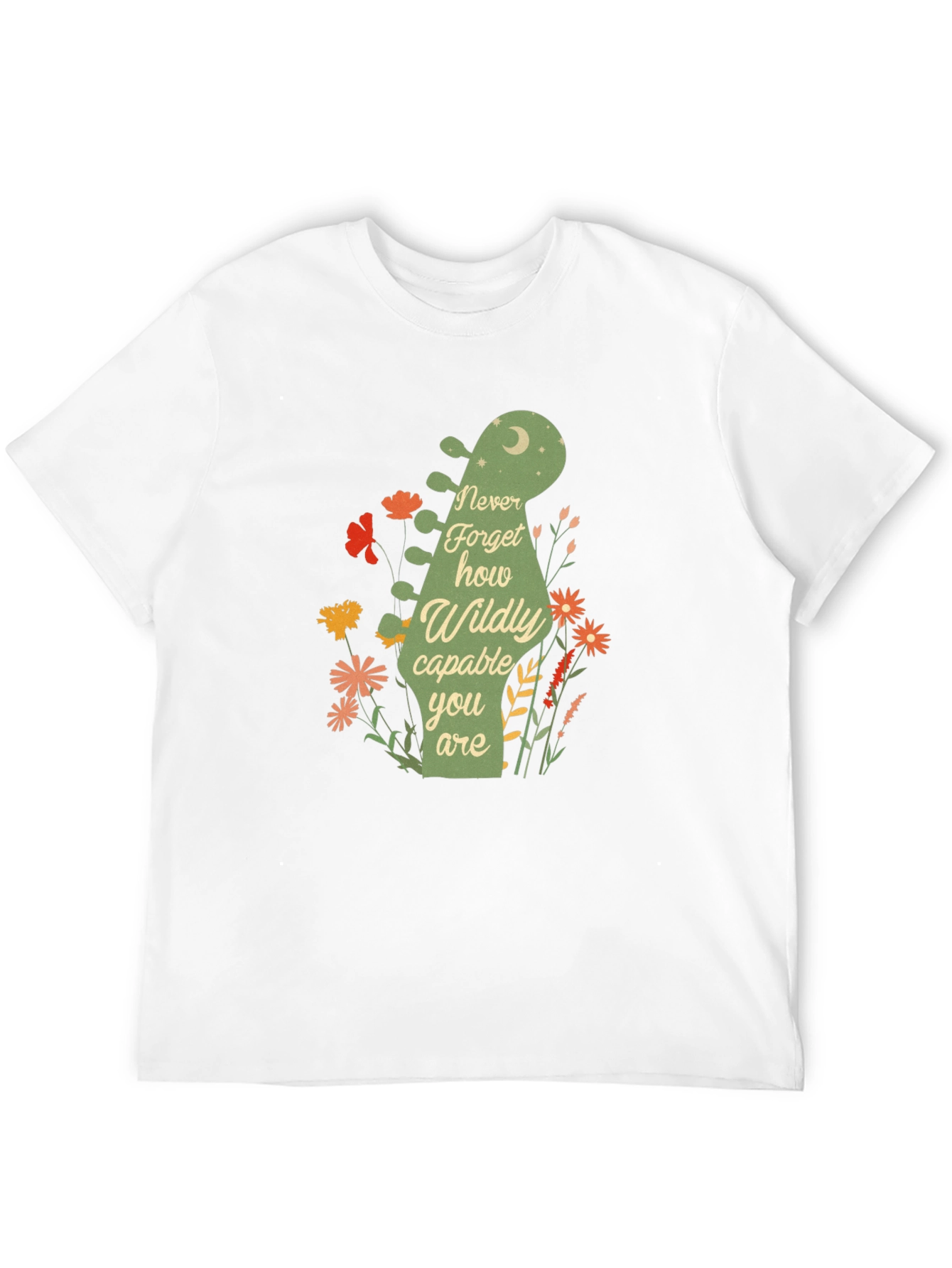 Never Forget Guitar Head T-Shirt