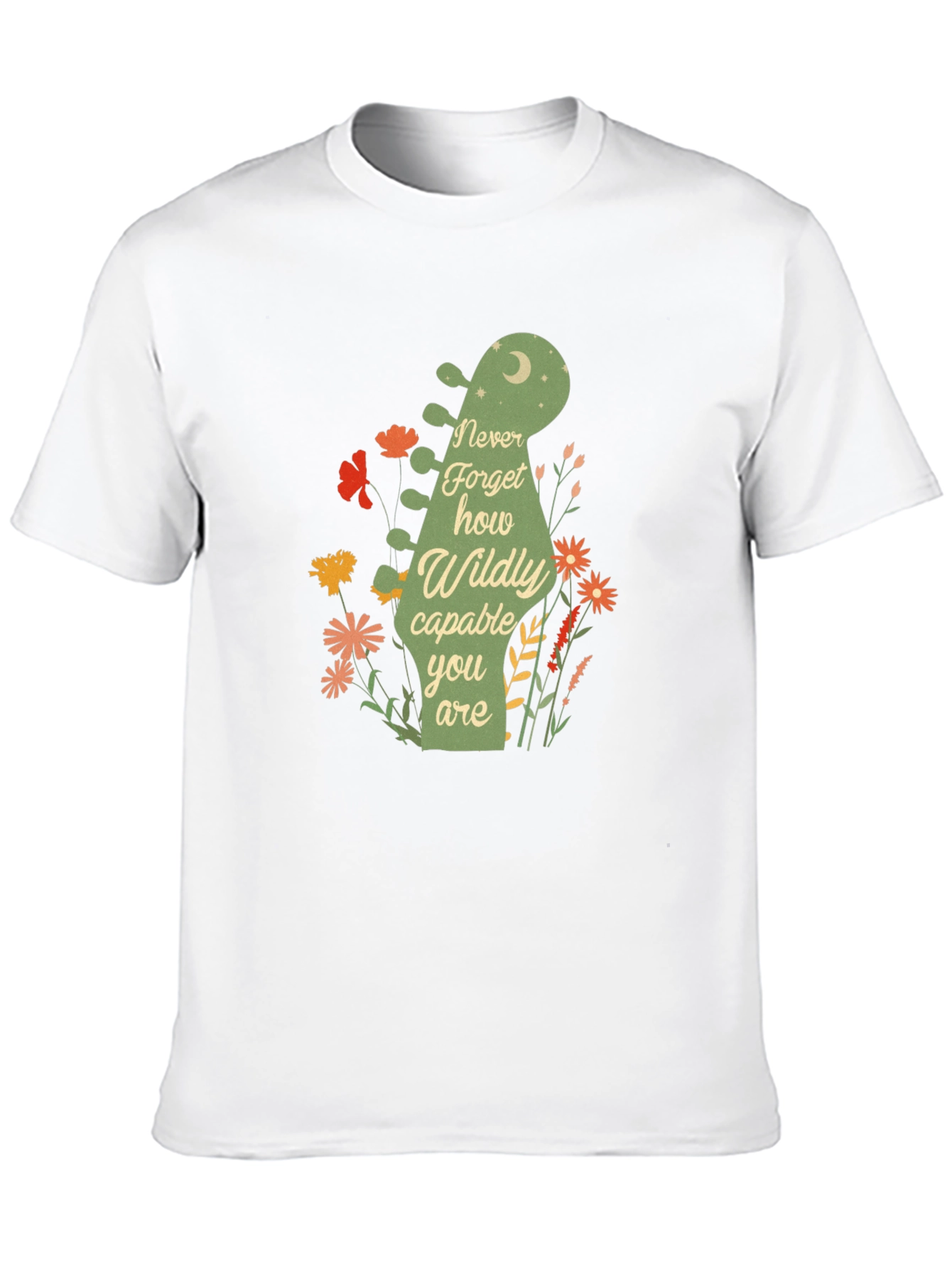 Never Forget Guitar Head T-Shirt