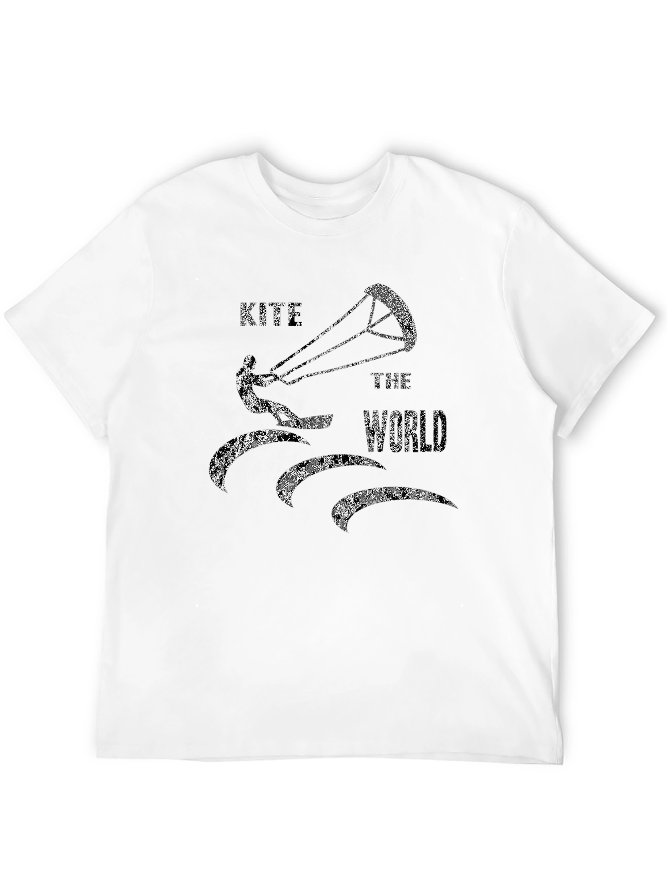 Kite The World T-Shirt - Black Graphic Tee