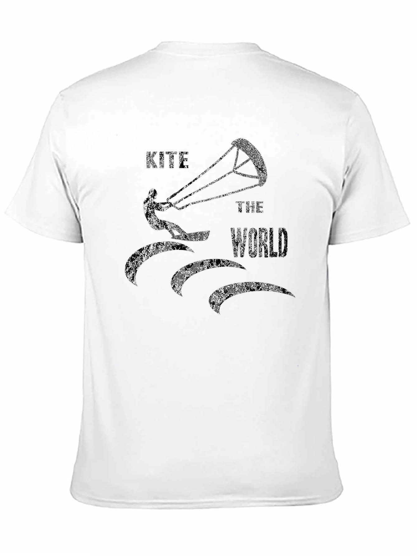 Kite The World T-Shirt - Black Graphic Tee