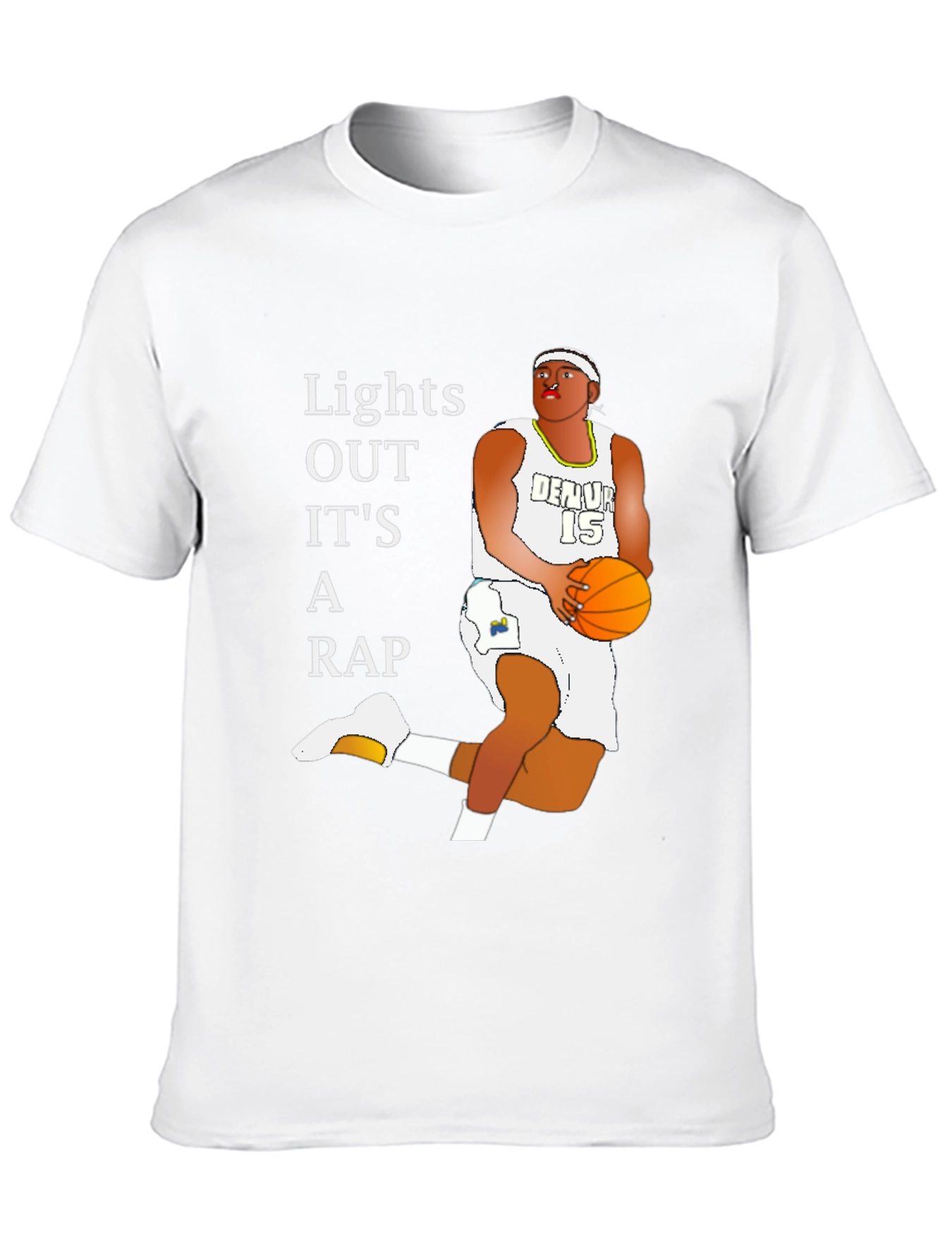Lights Out Its A Rap Basketball T-Shirt