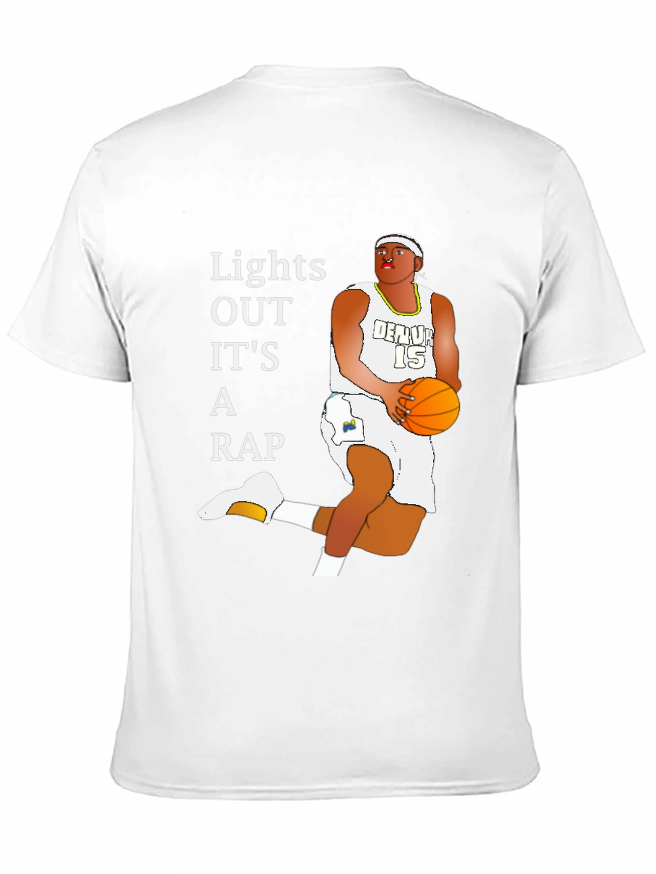 Lights Out Its A Rap Basketball T-Shirt