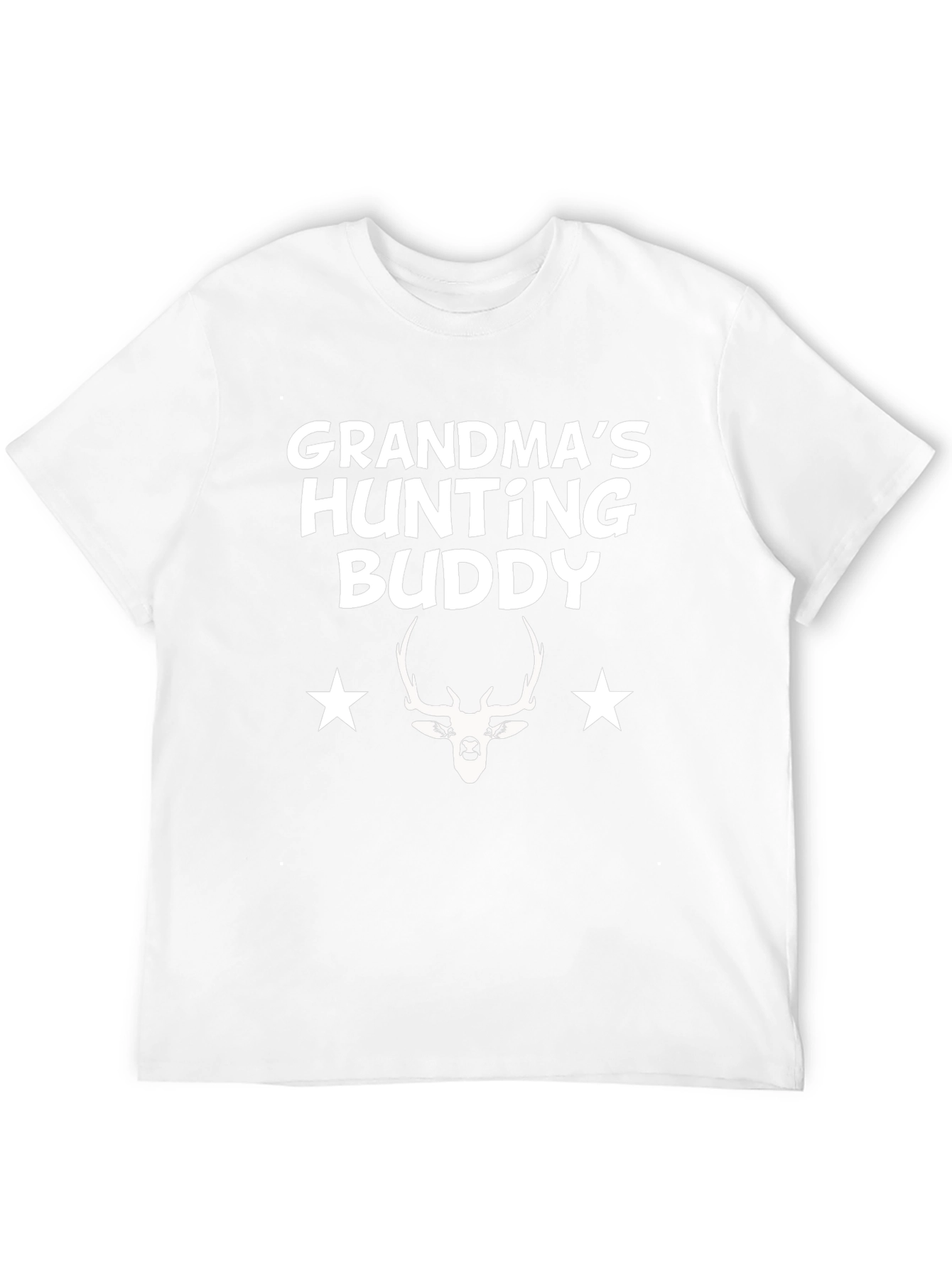 Grandmas Hunting Buddy Graphic Tee - Black Cotton T-Shirt